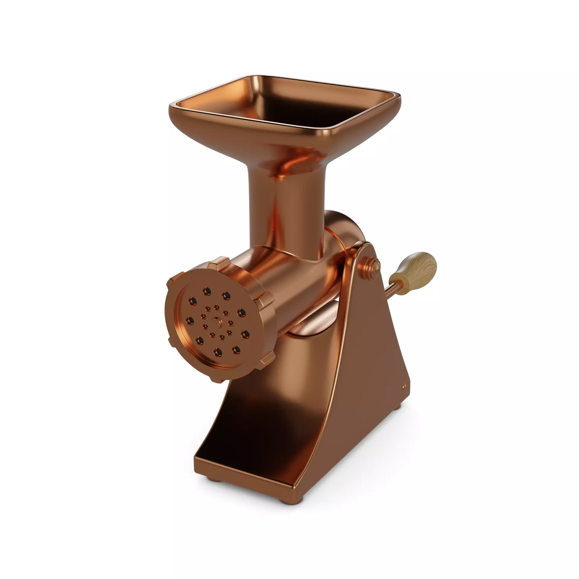 Meat grinder 3D model_0