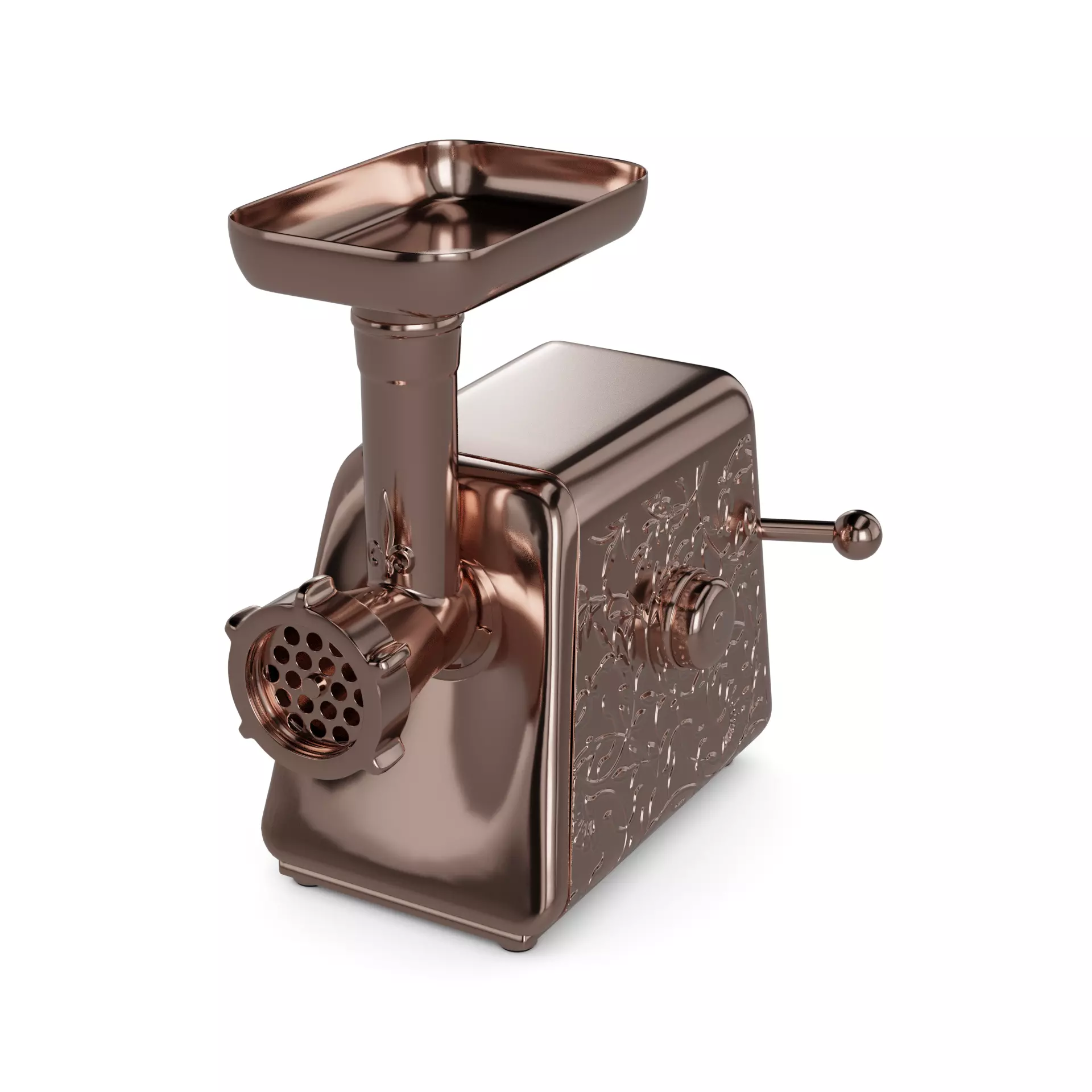 Meat grinder 3D model_0