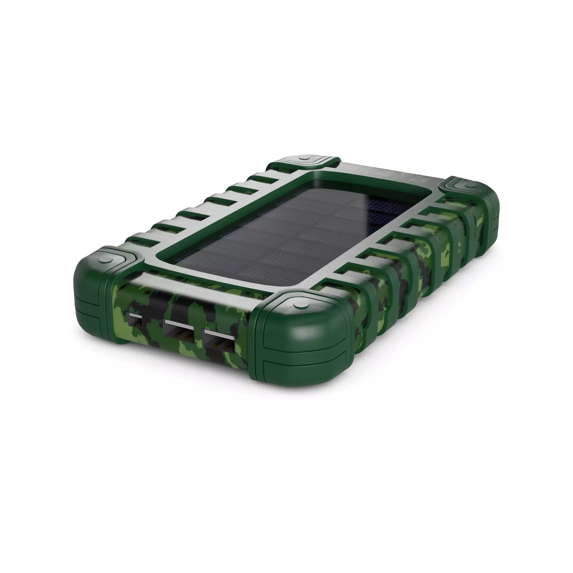 Solar-Powered Chargers 3D model_0