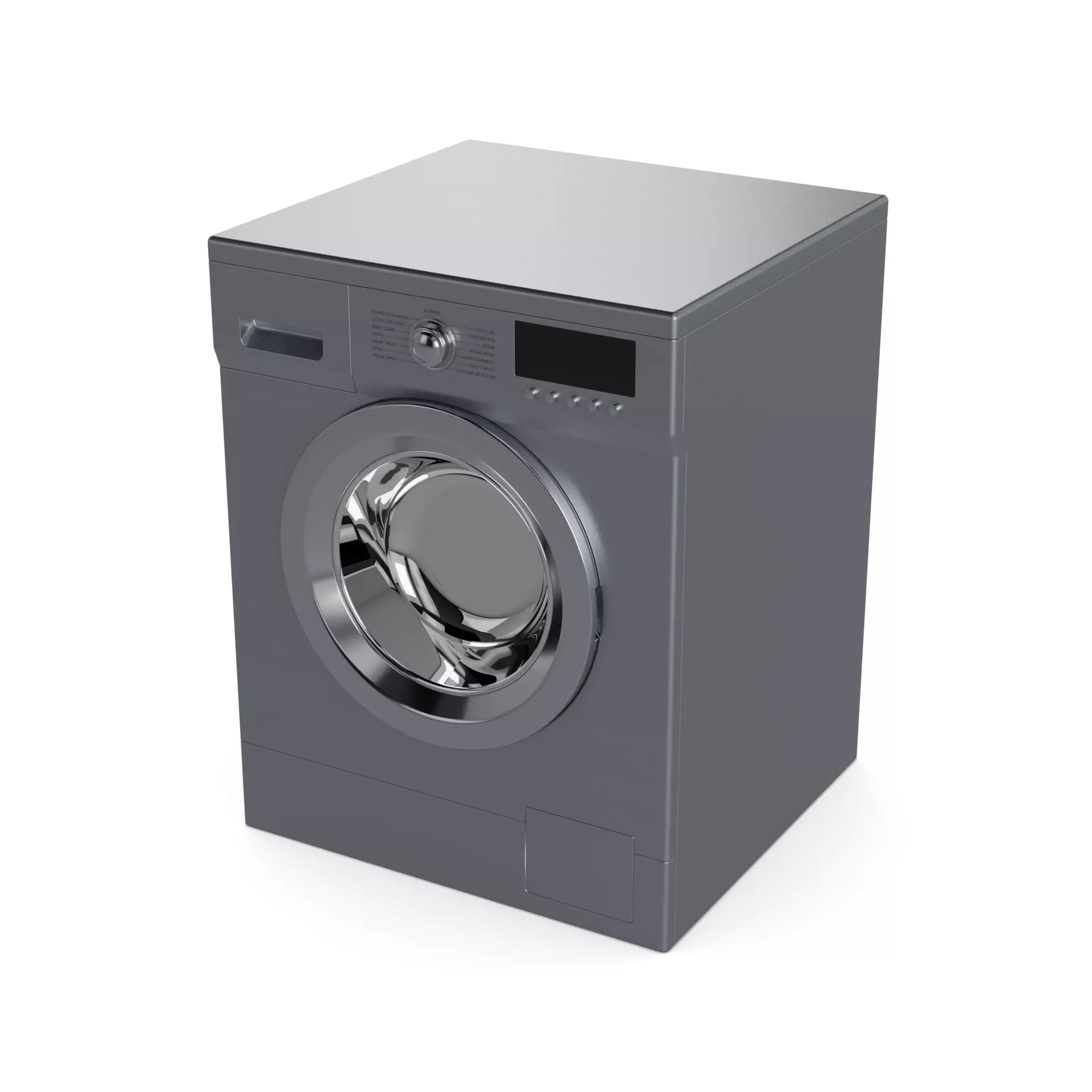 Washing Machine Low-poly 3D model_0