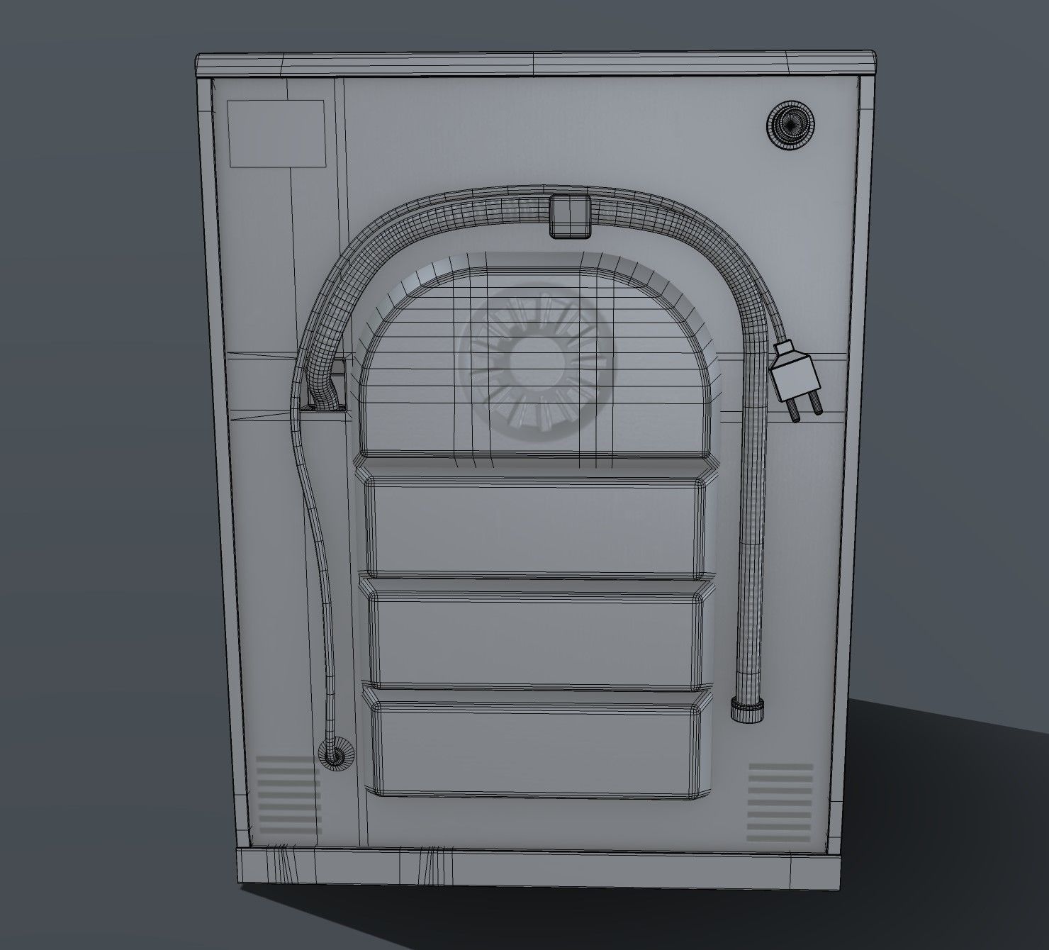 Washing Machine 3D model_4