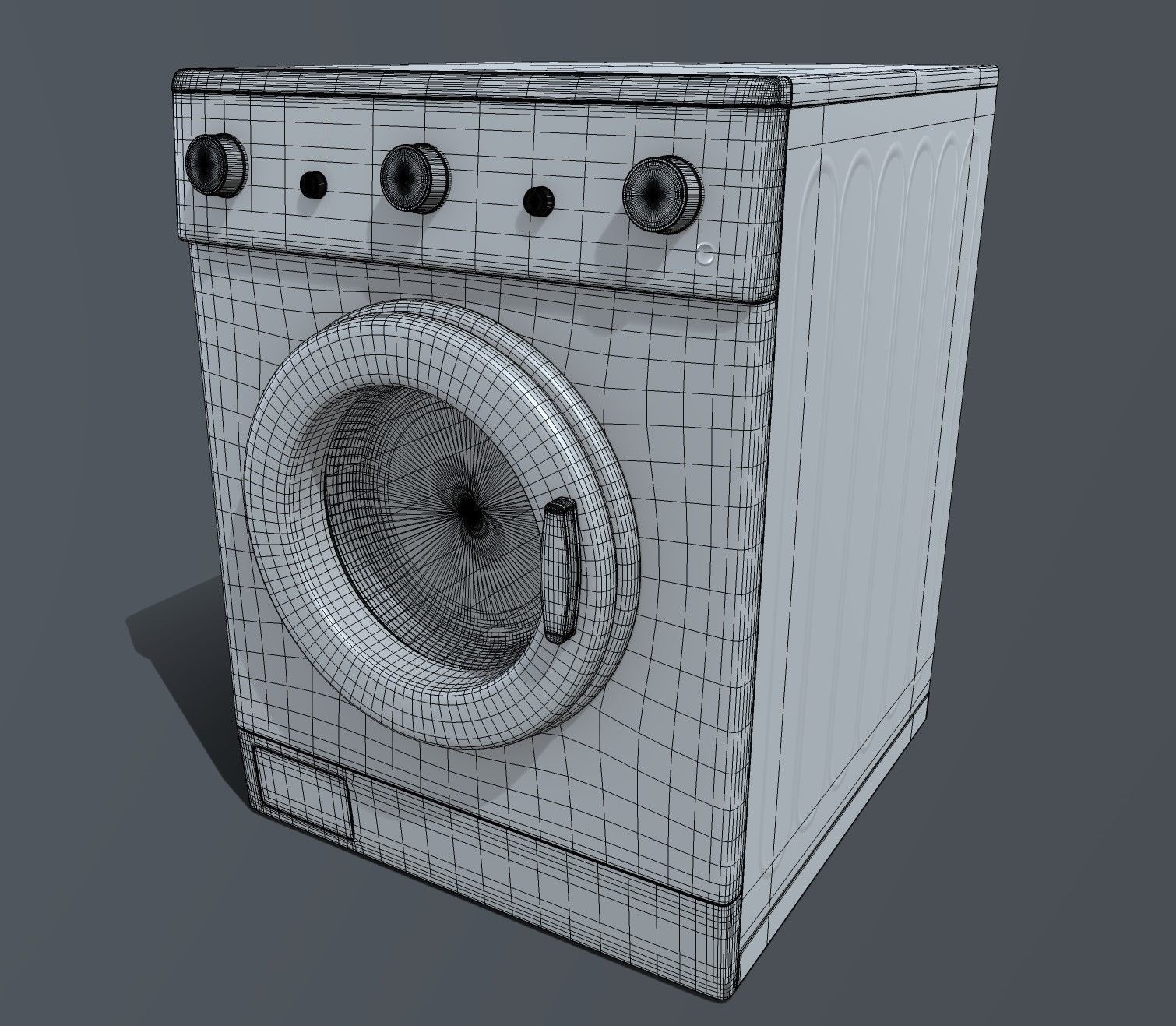 Washing Machine 3D model_2