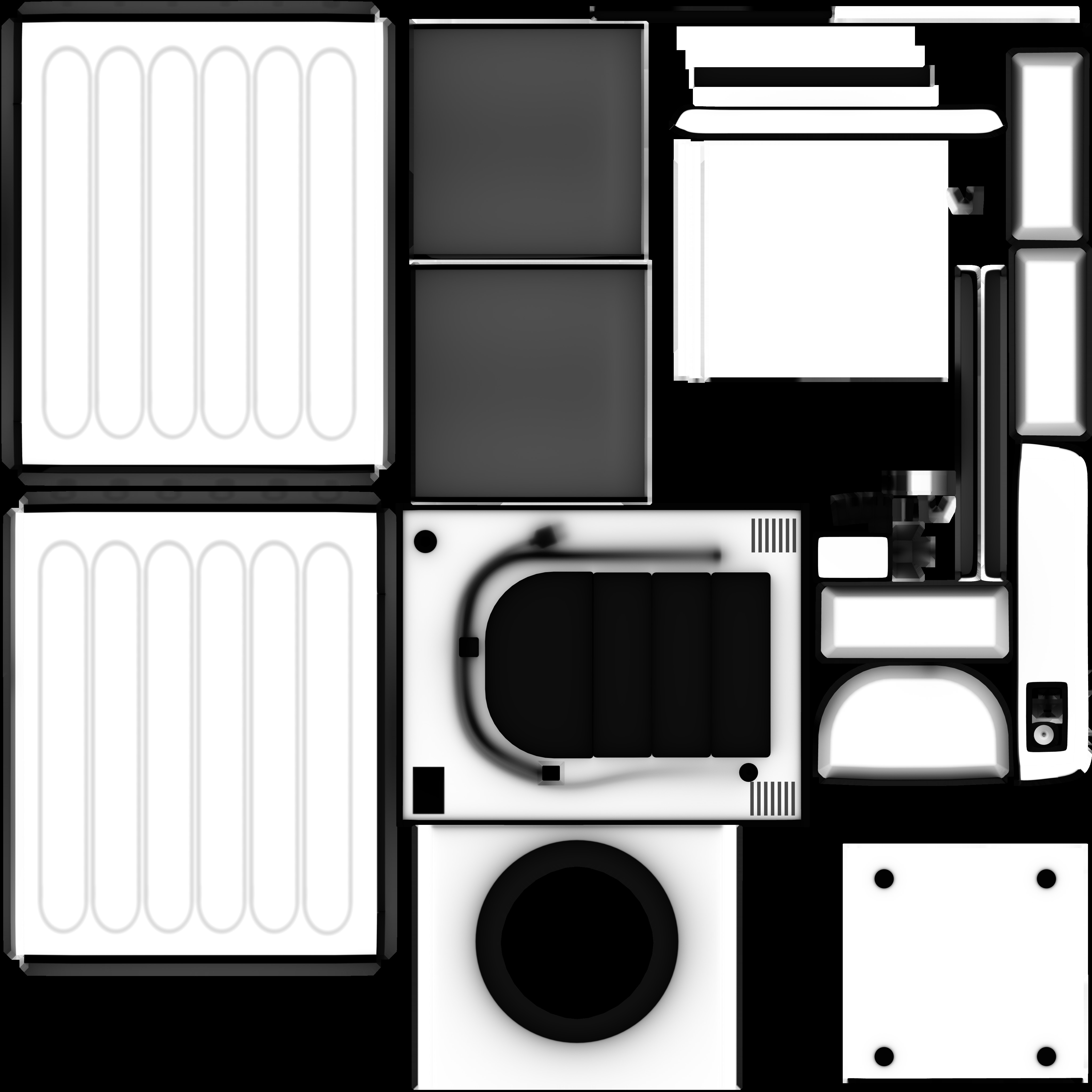 Washing Machine 3D model_23