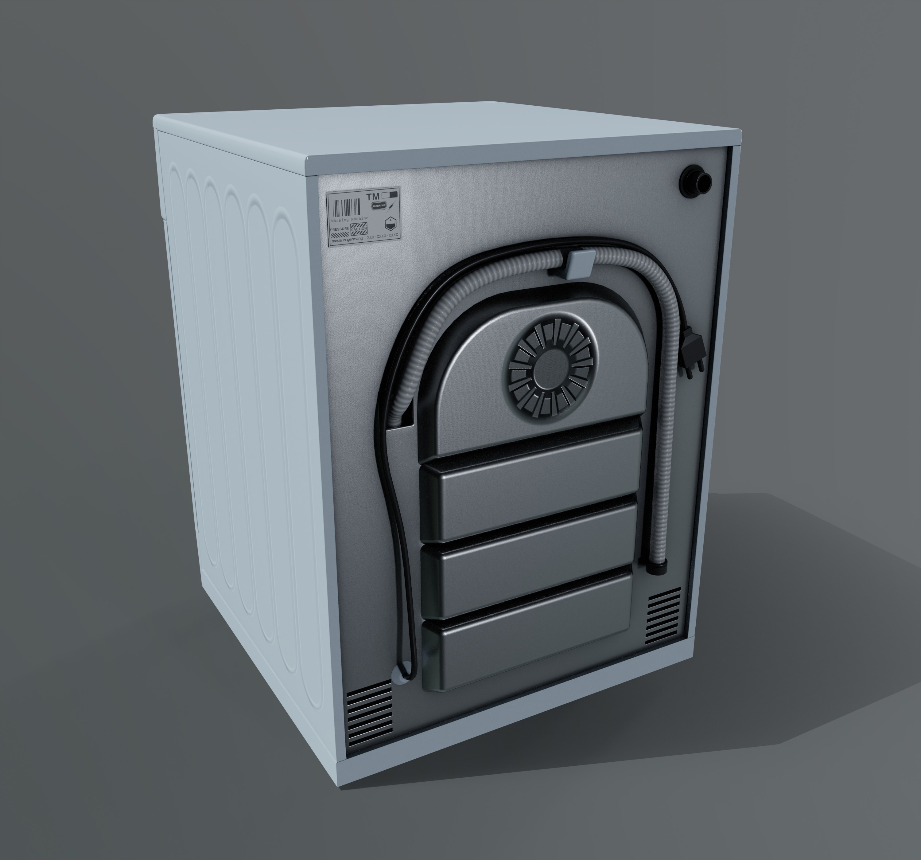 Washing Machine 3D model_5