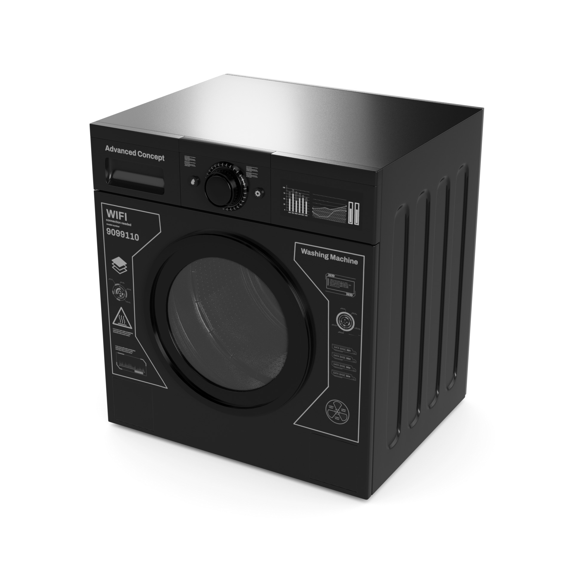 Washing Machine 3D model_7