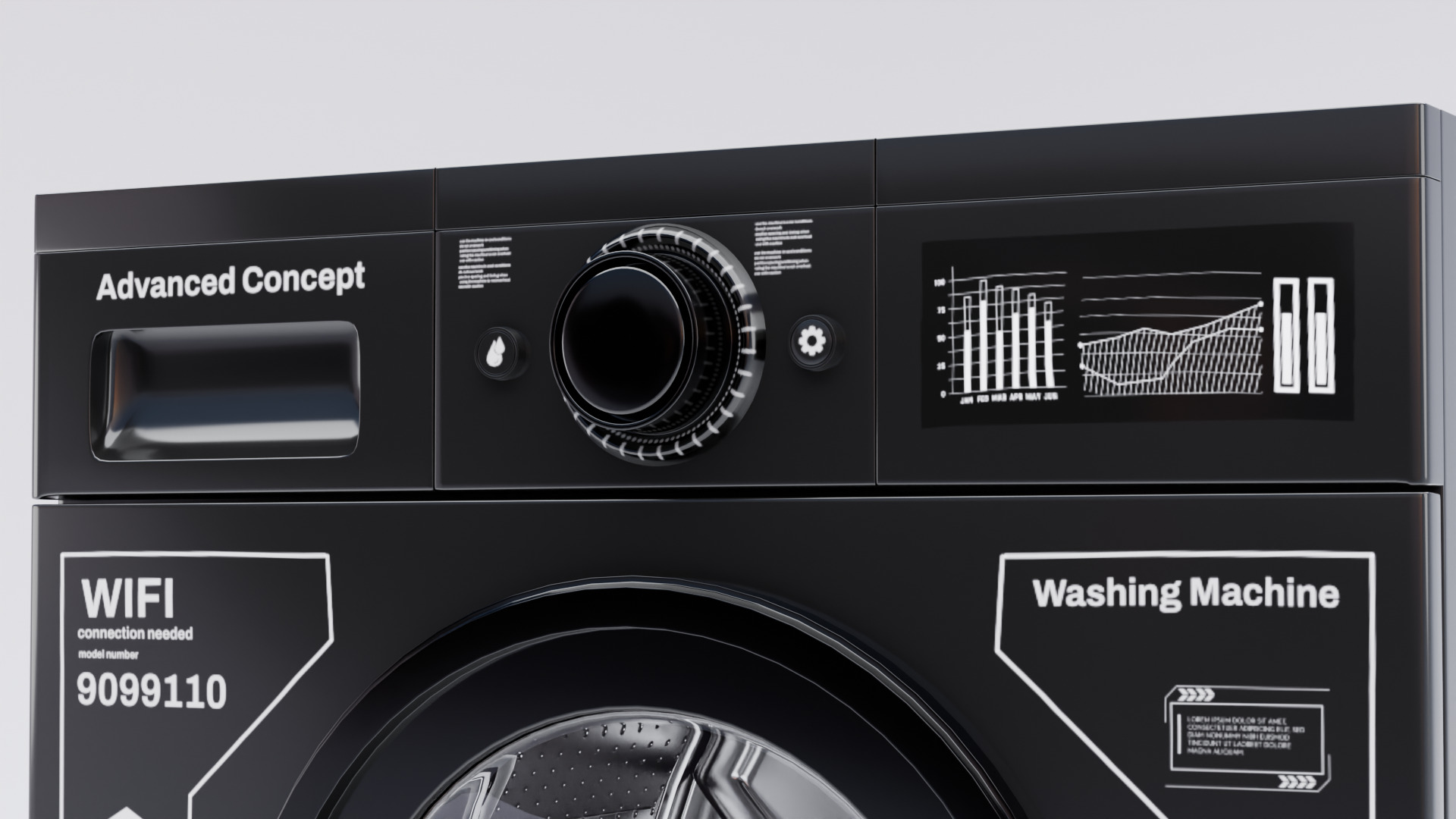 Washing Machine 3D model_5