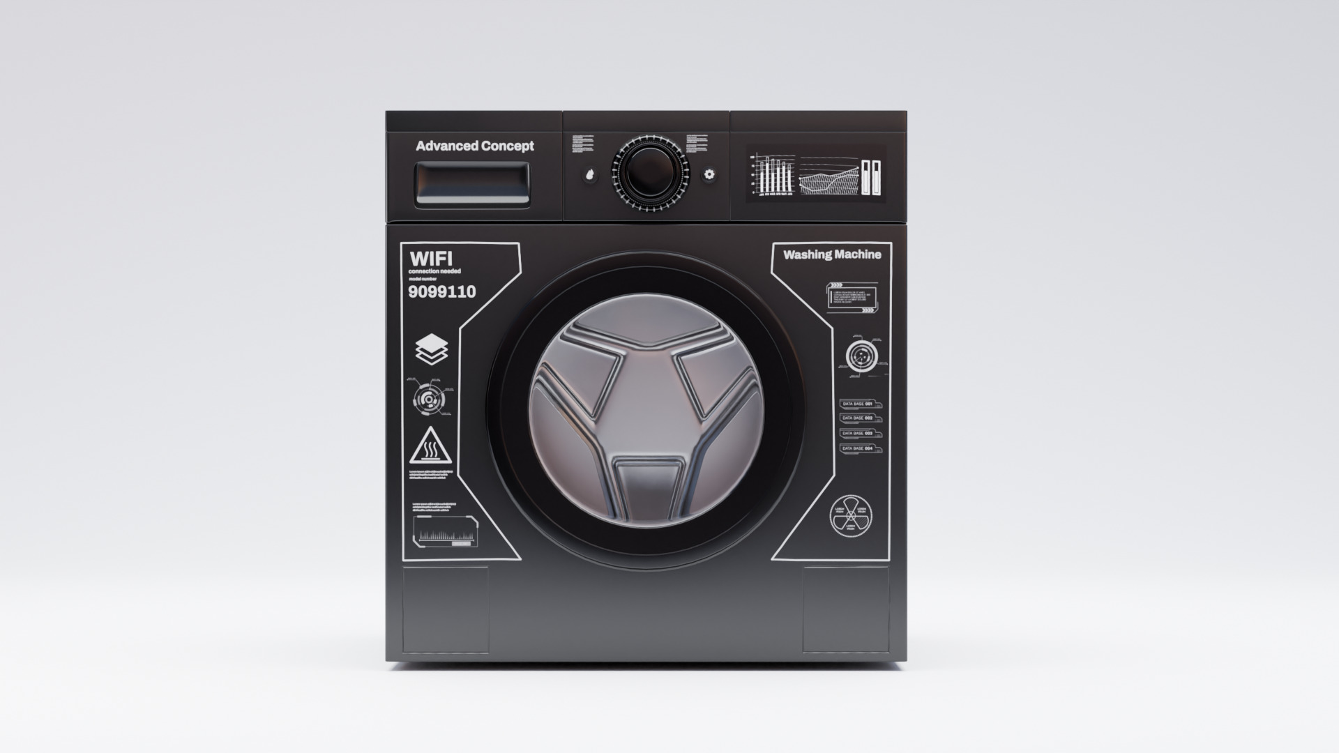 Washing Machine 3D model_2