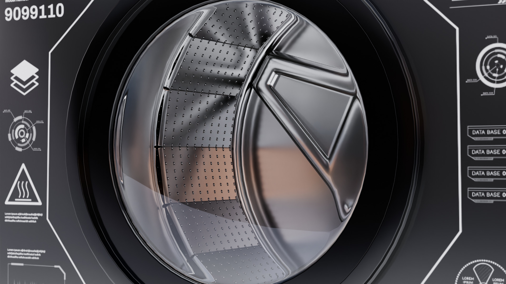 Washing Machine 3D model_6