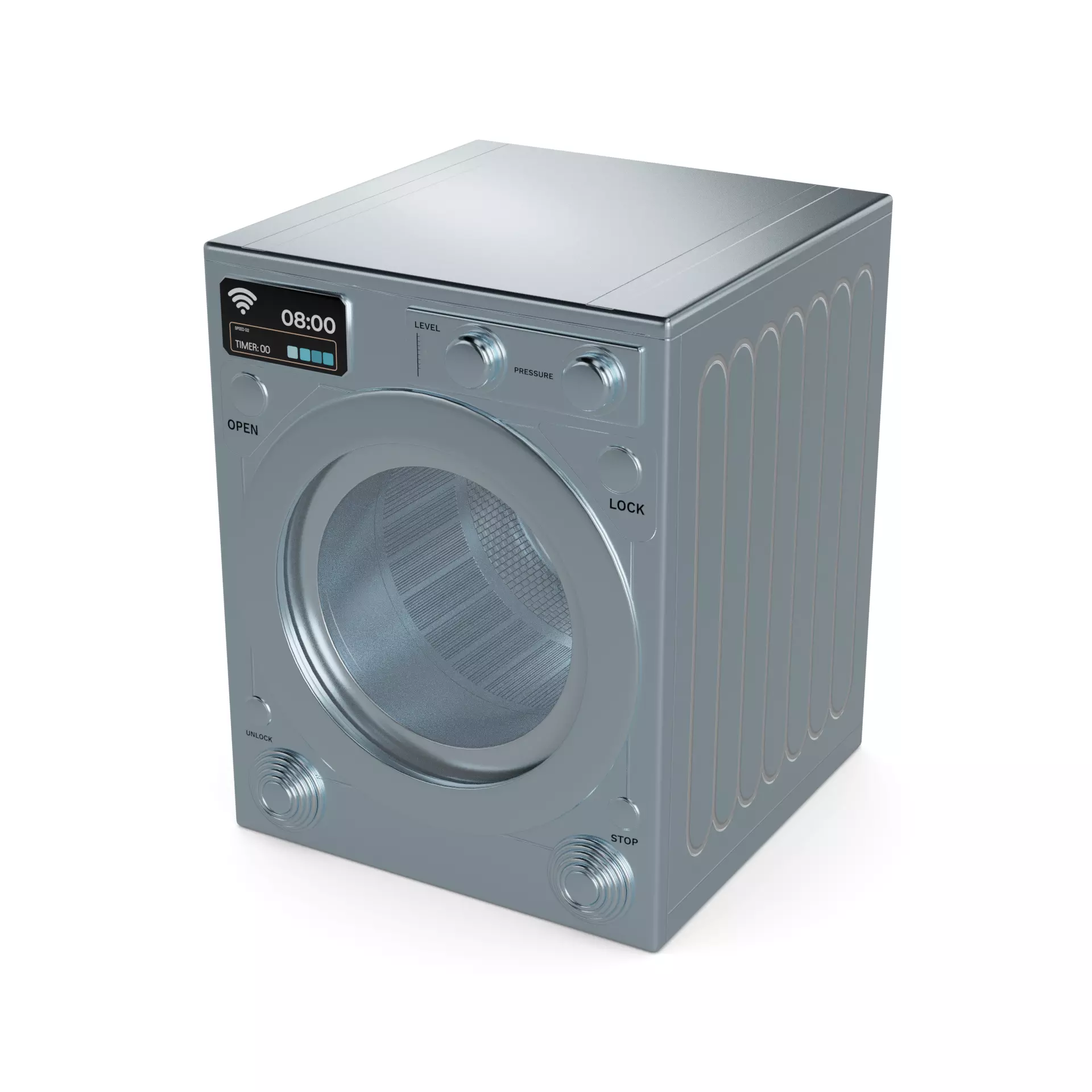 Dryer Low-poly 3D model_0
