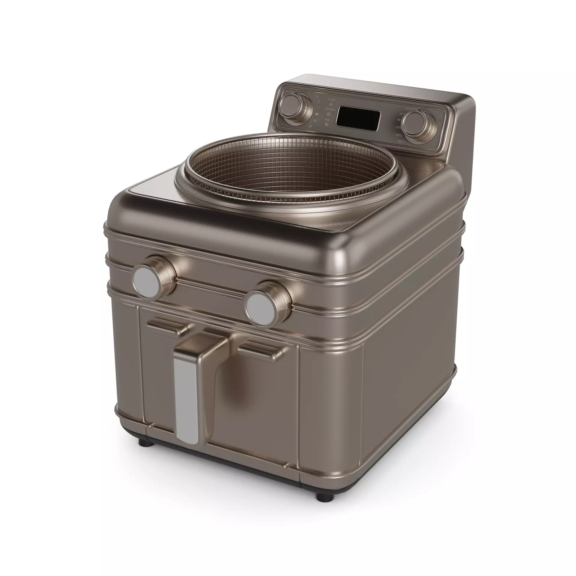 Deep fryer 3D model_0