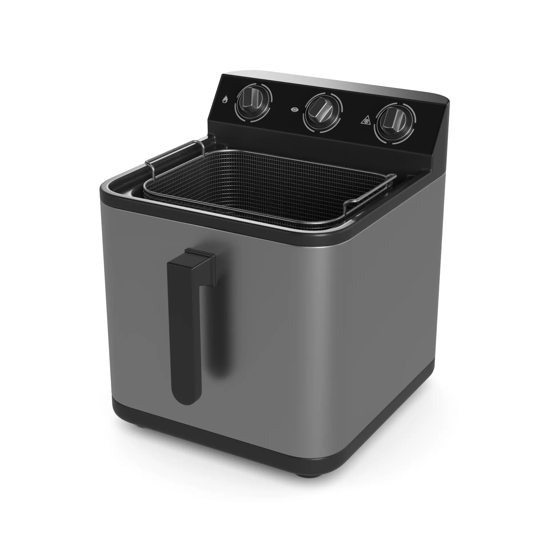 Deep fryer 3D model_0