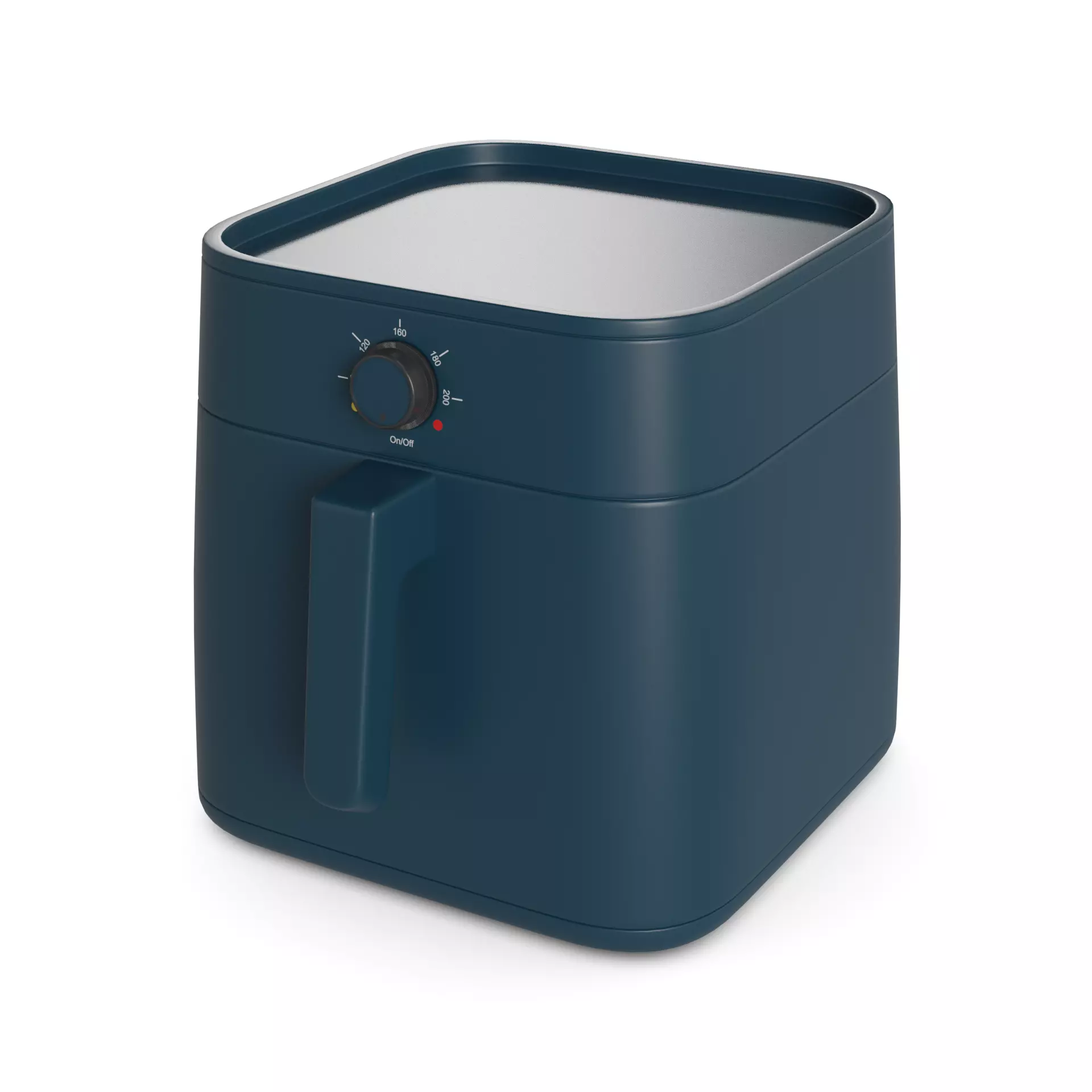 Deep fryer Low-poly 3D model_0