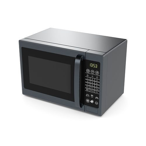 Microwave Oven Low-poly 3D model