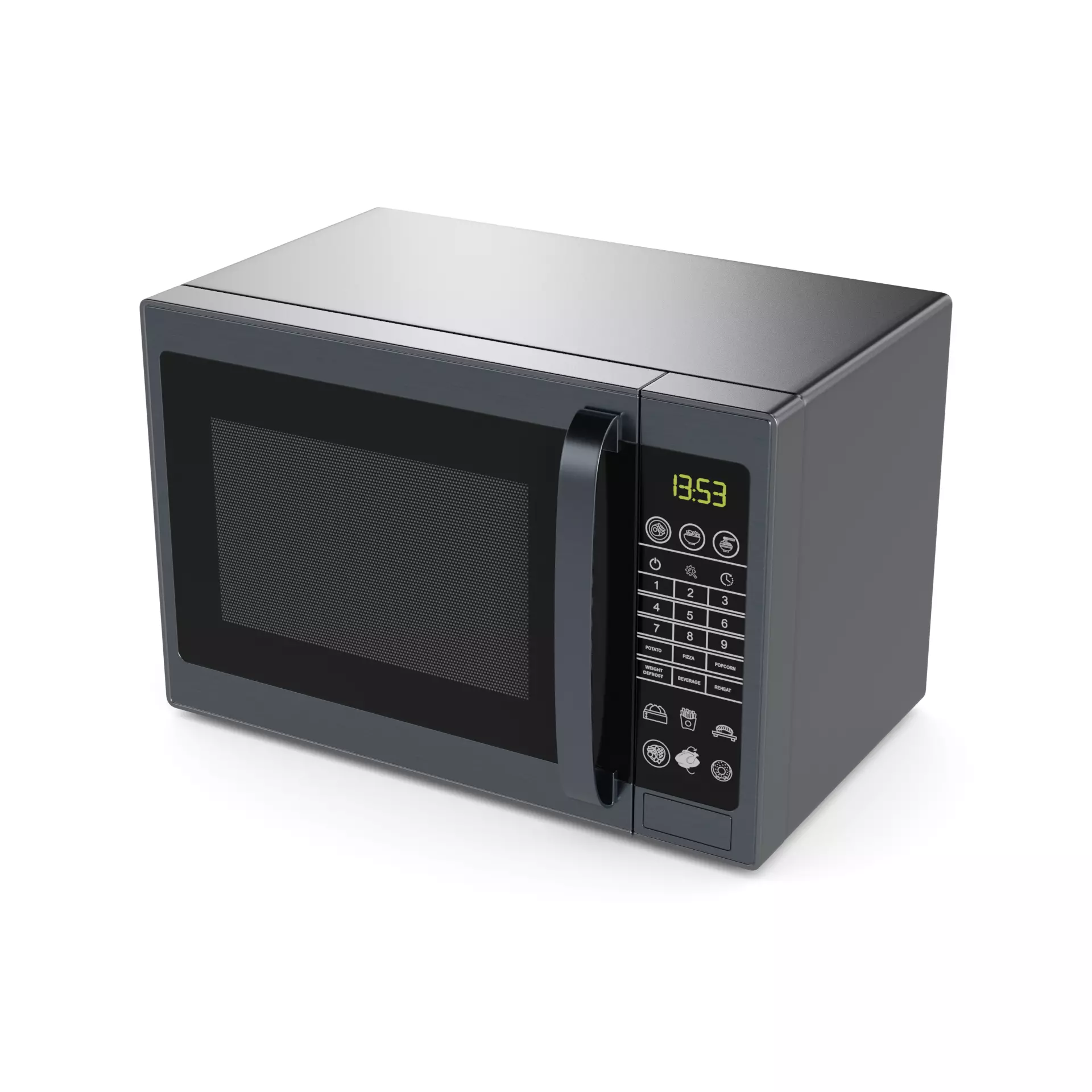 Microwave Oven Low-poly 3D model