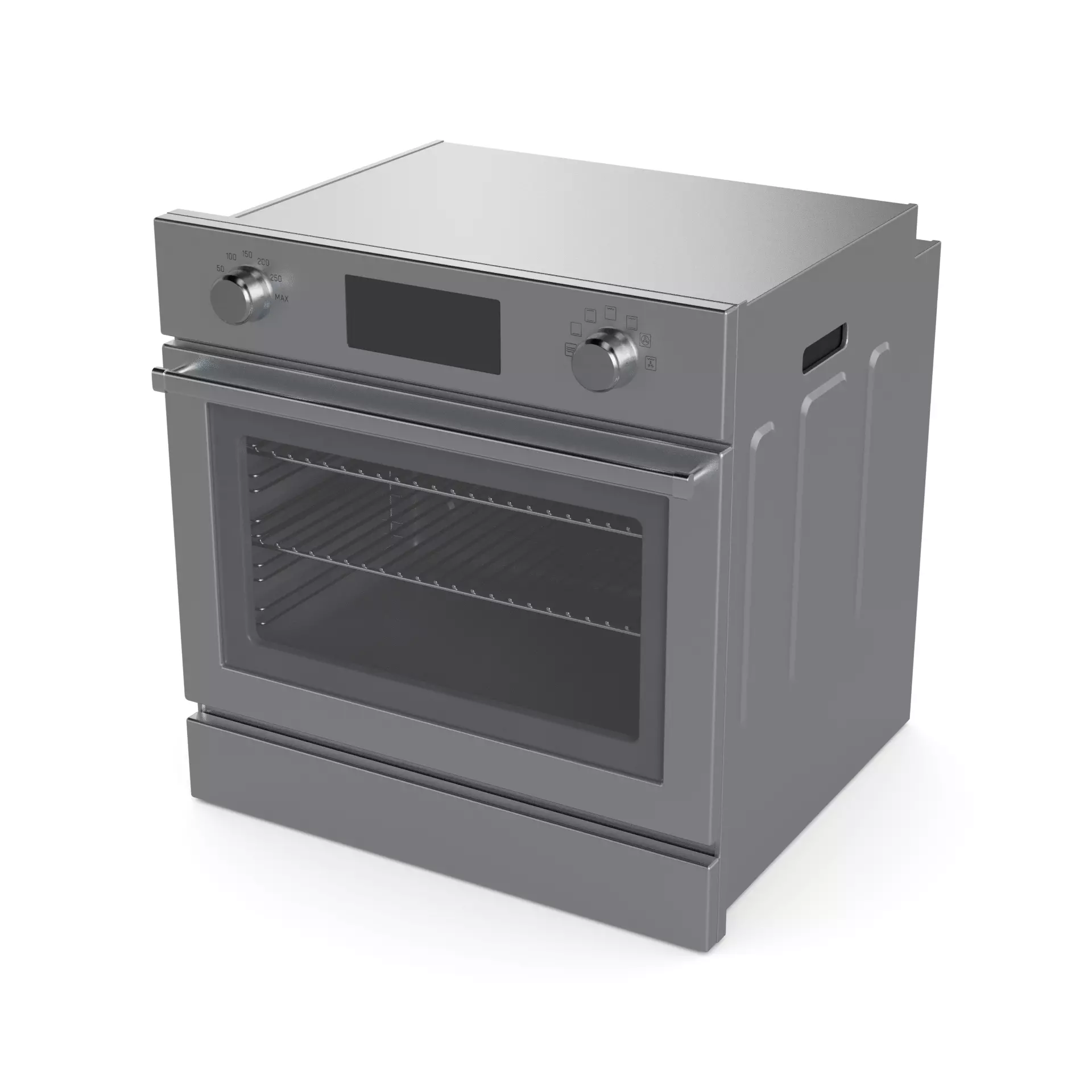 Oven Low-poly 3D model_0