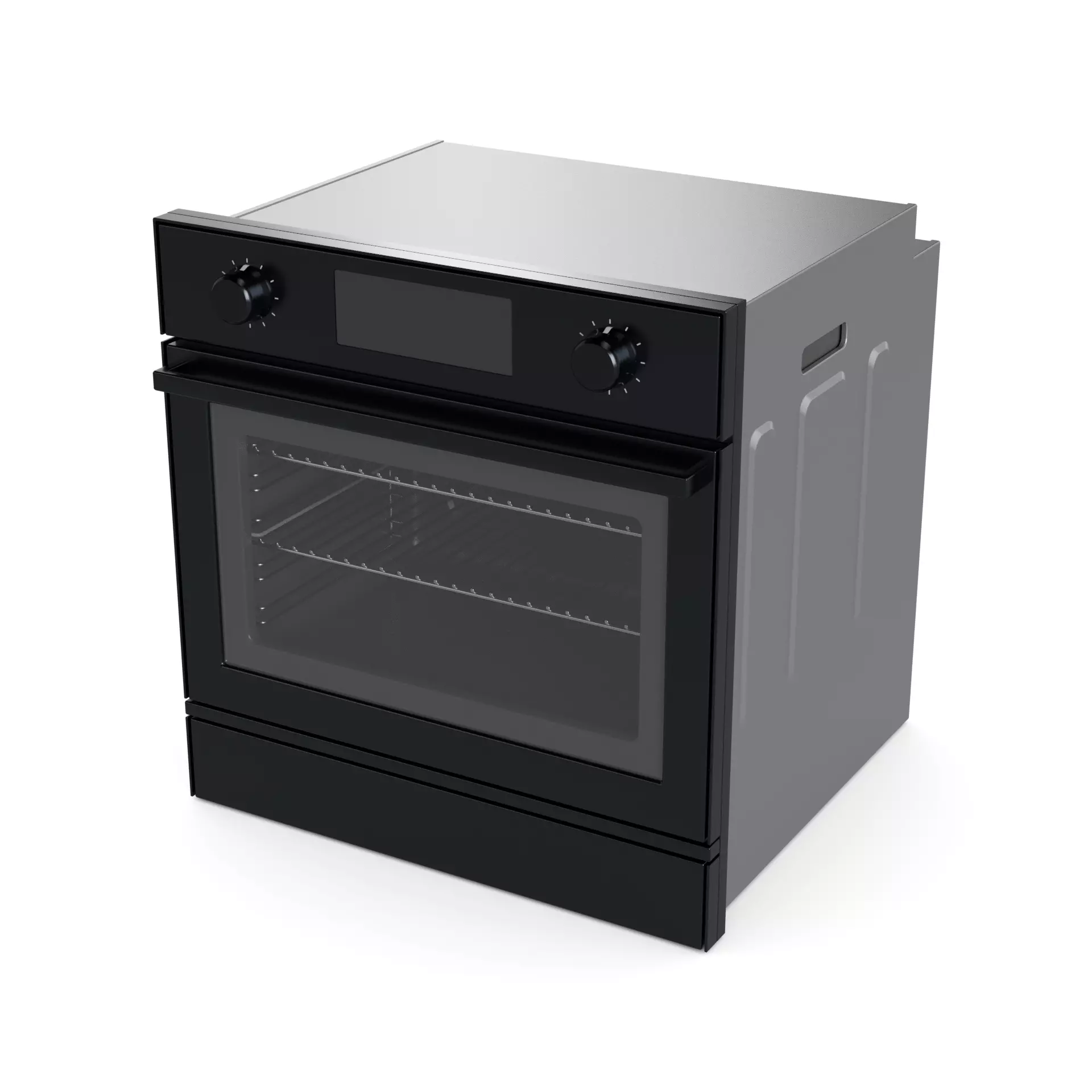 Oven Low-poly 3D model_0