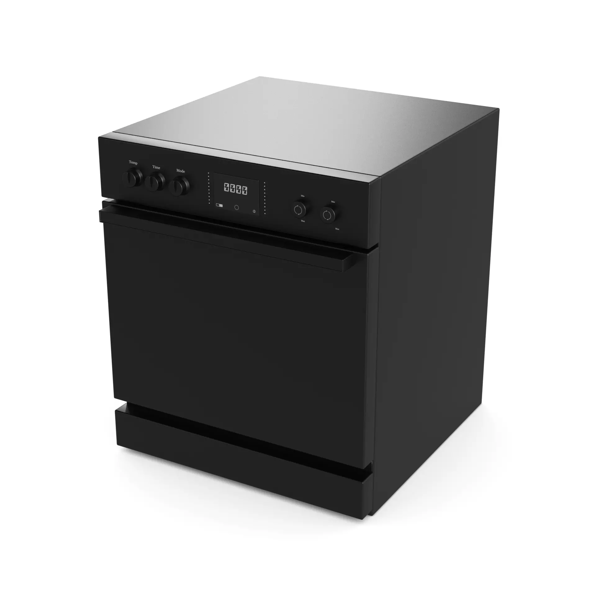 Oven Low-poly 3D model_0