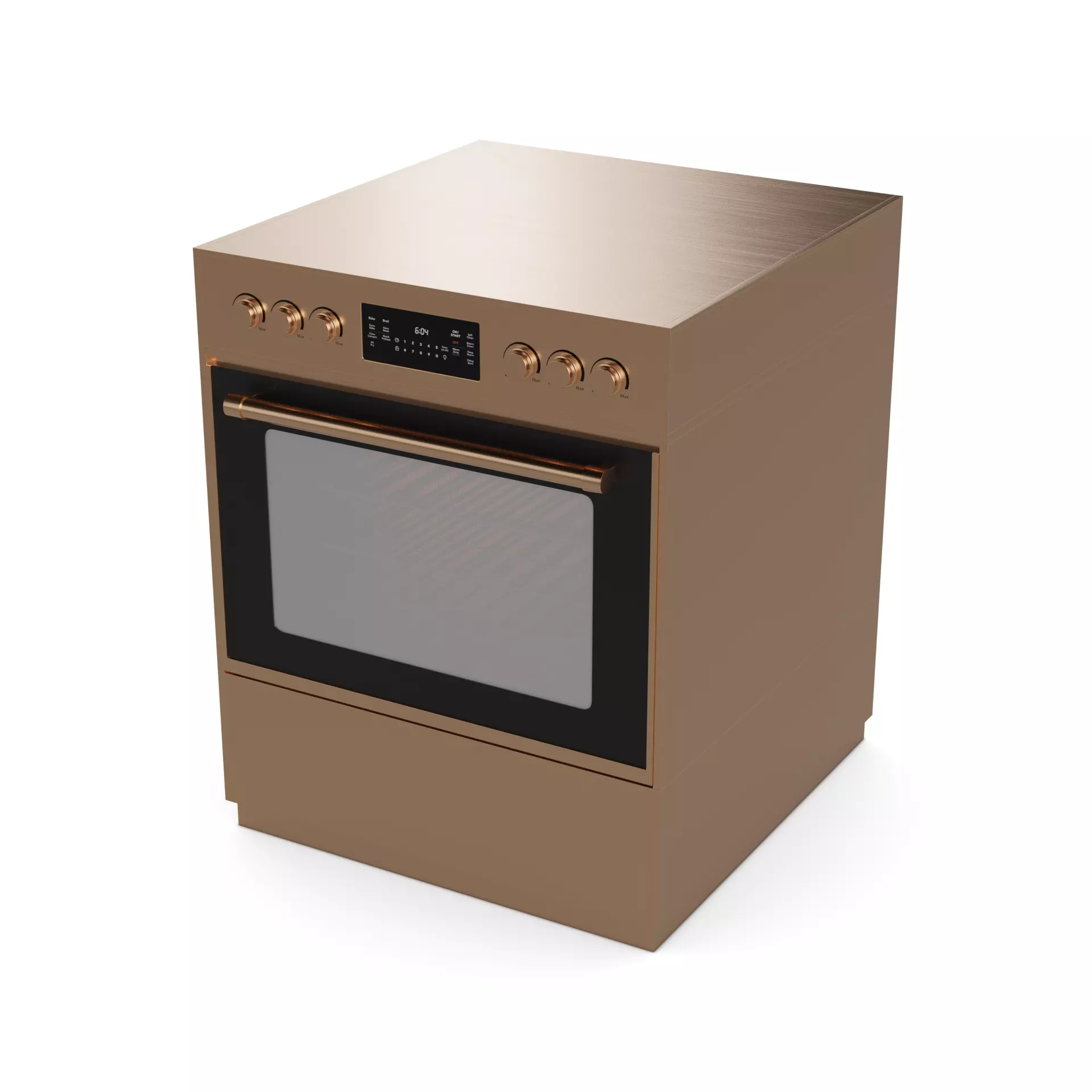 Oven Low-poly 3D model_0