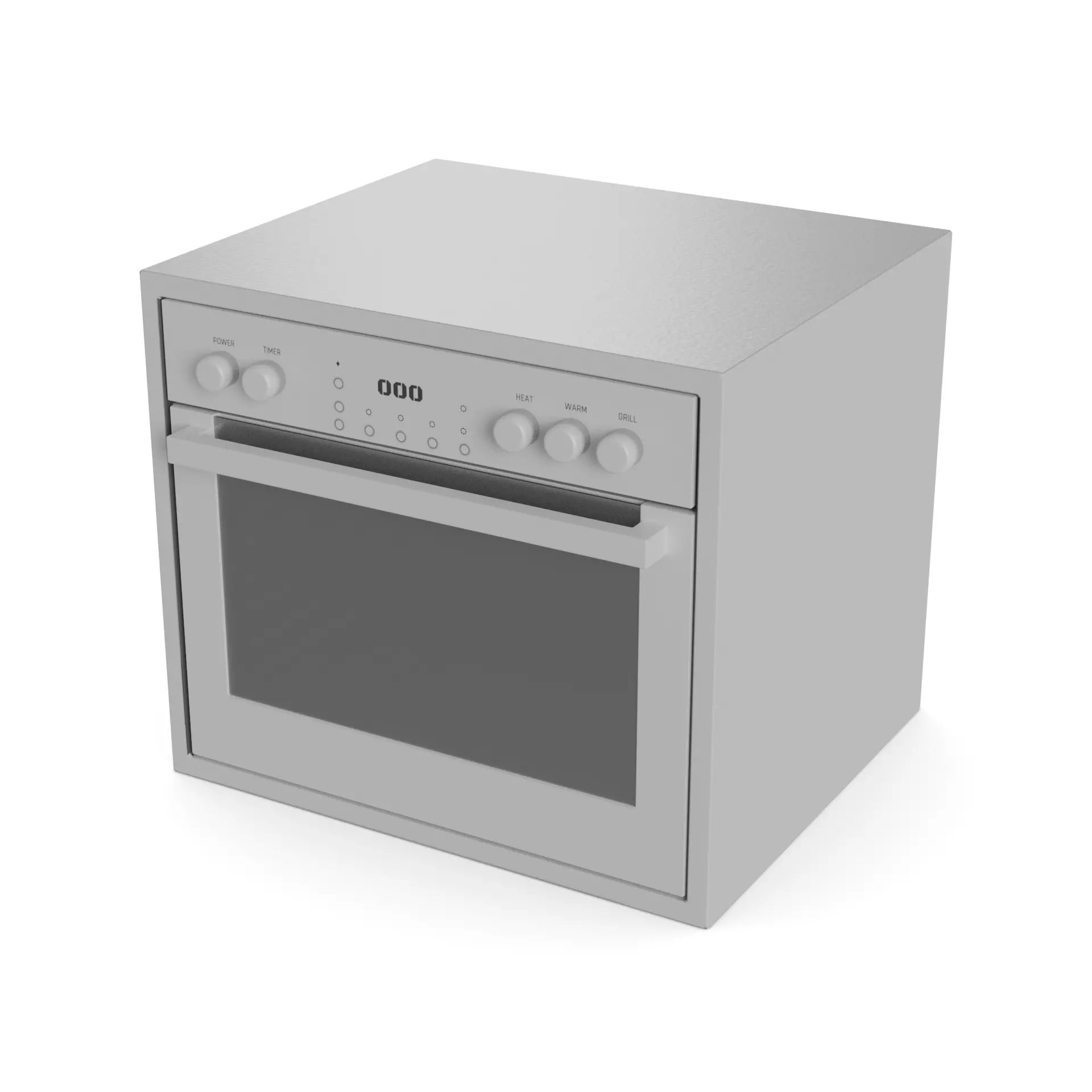 Grill Low-poly 3D model_0