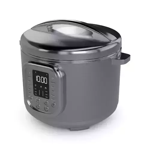 Multicooker Low-poly 3D model