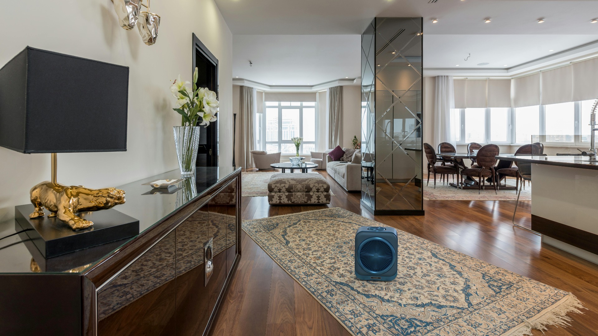 Air Purifier Low-poly 3D model_2