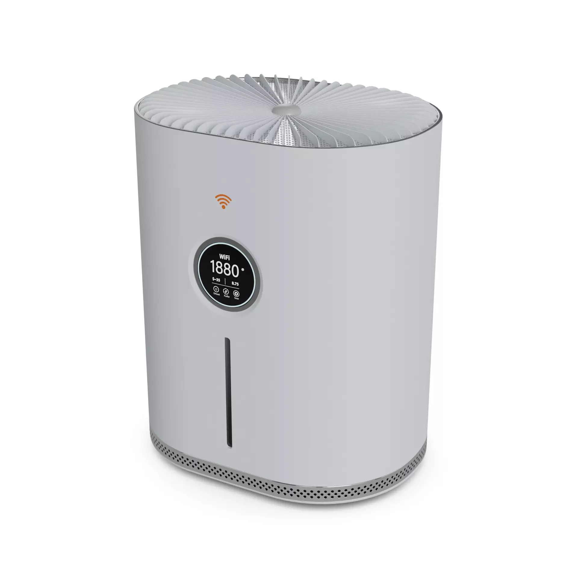 Air Purifier Low-poly 3D model_0