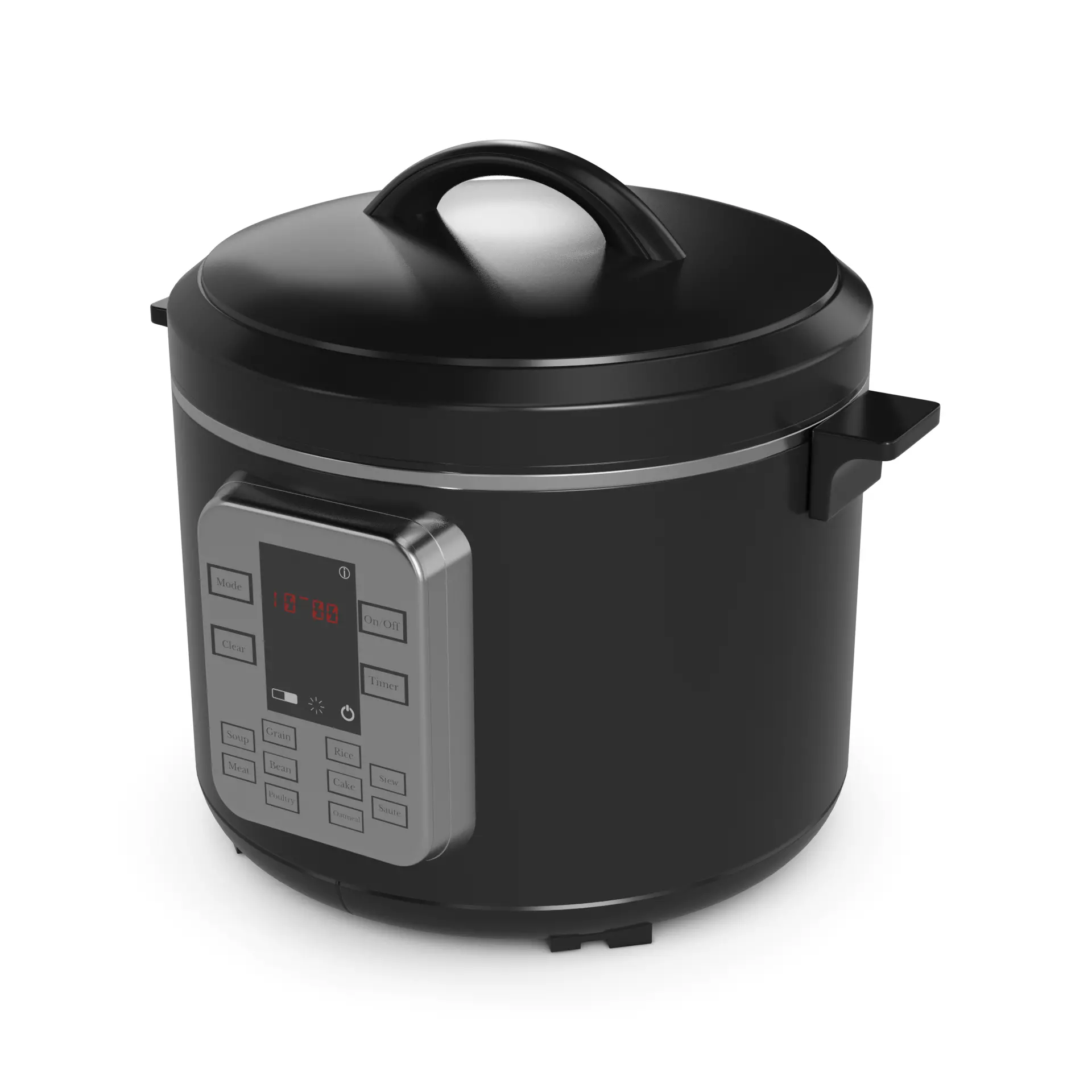 Multicooker Low-poly 3D model_0