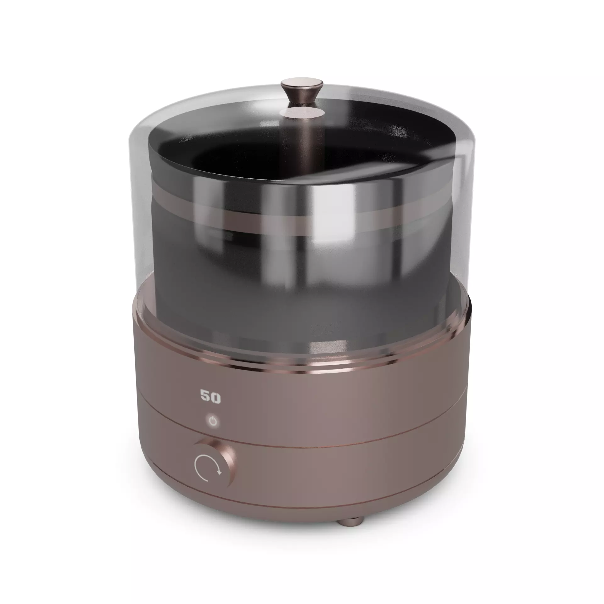 Steamer Low-poly 3D model_0