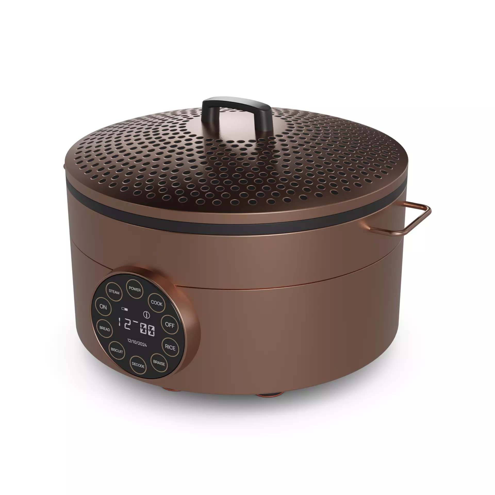 Steamer Low-poly 3D model_0