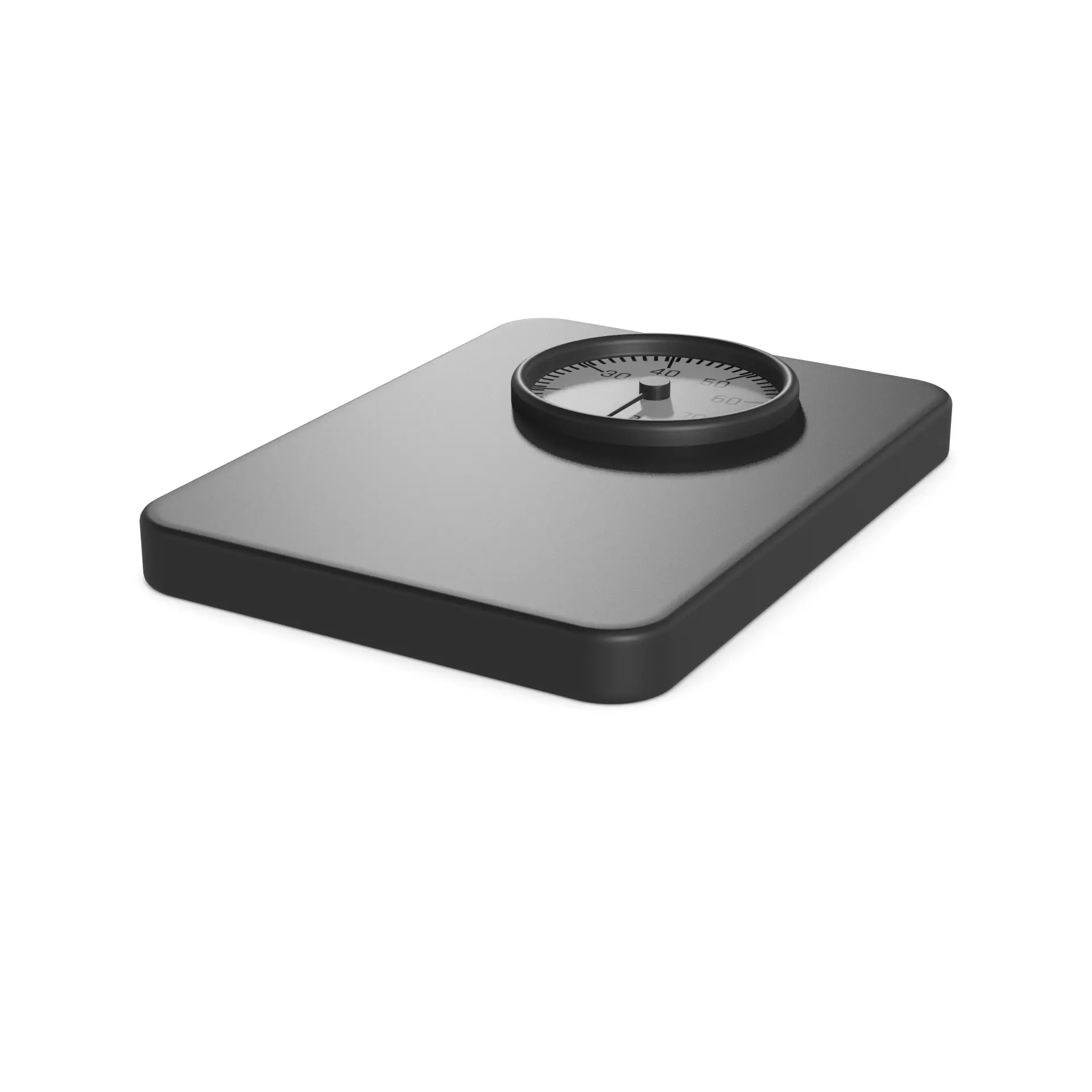 Kitchen scale Low-poly 3D model_0