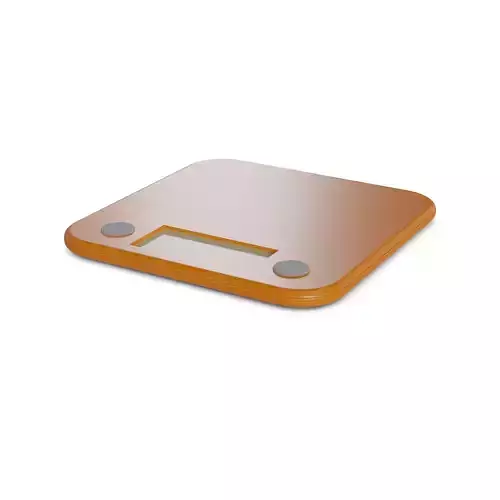 Kitchen scale Low-poly 3D model