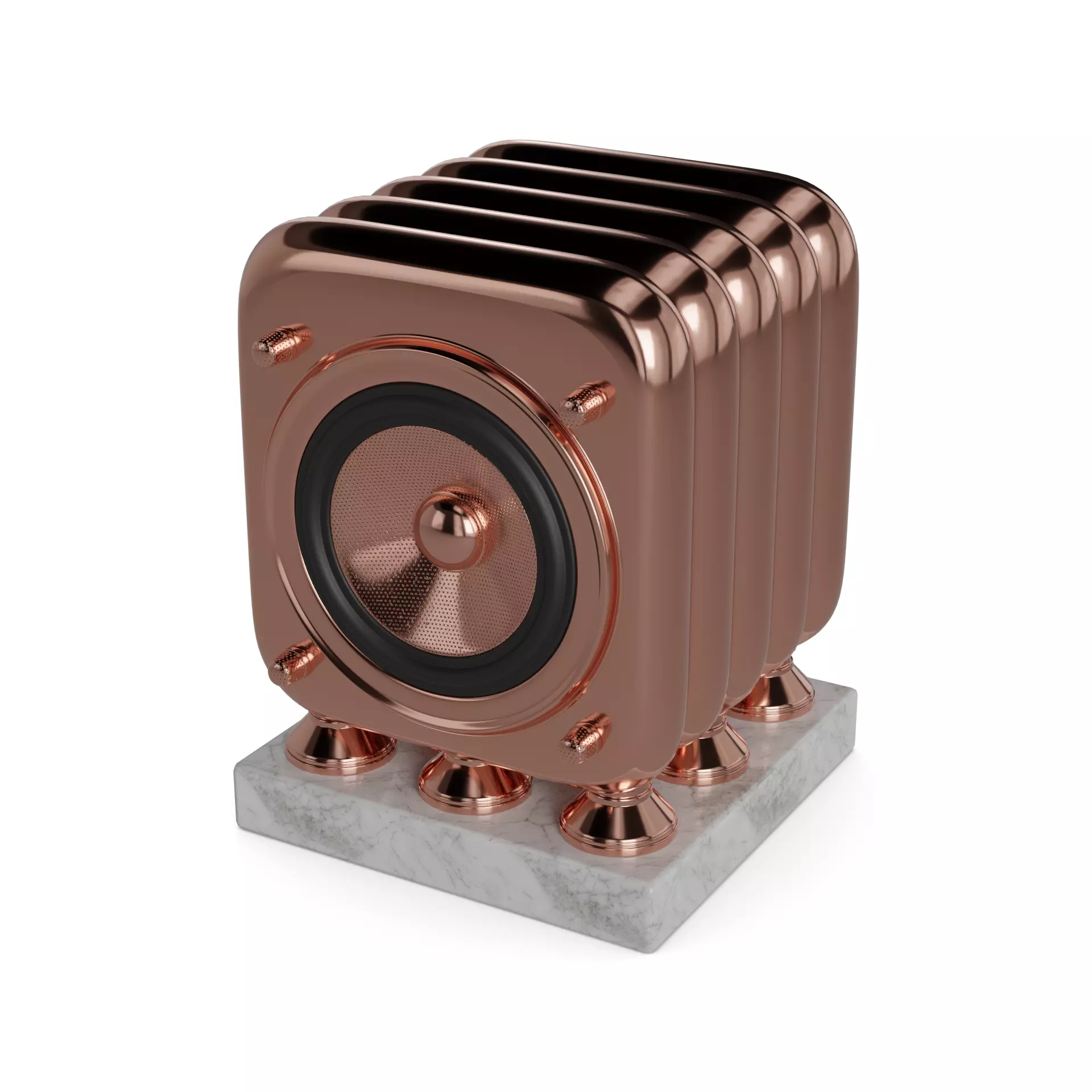 Party Speakers 3D model_0