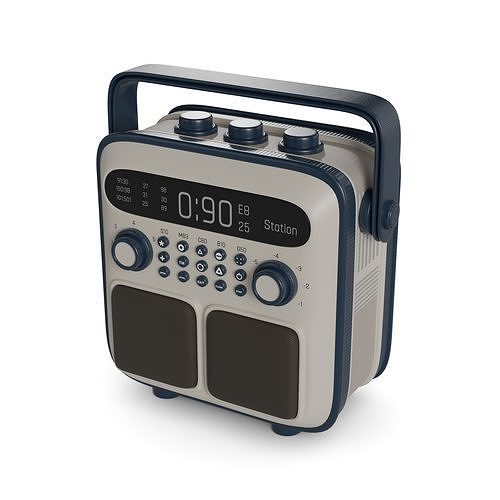 Radio 3D model
