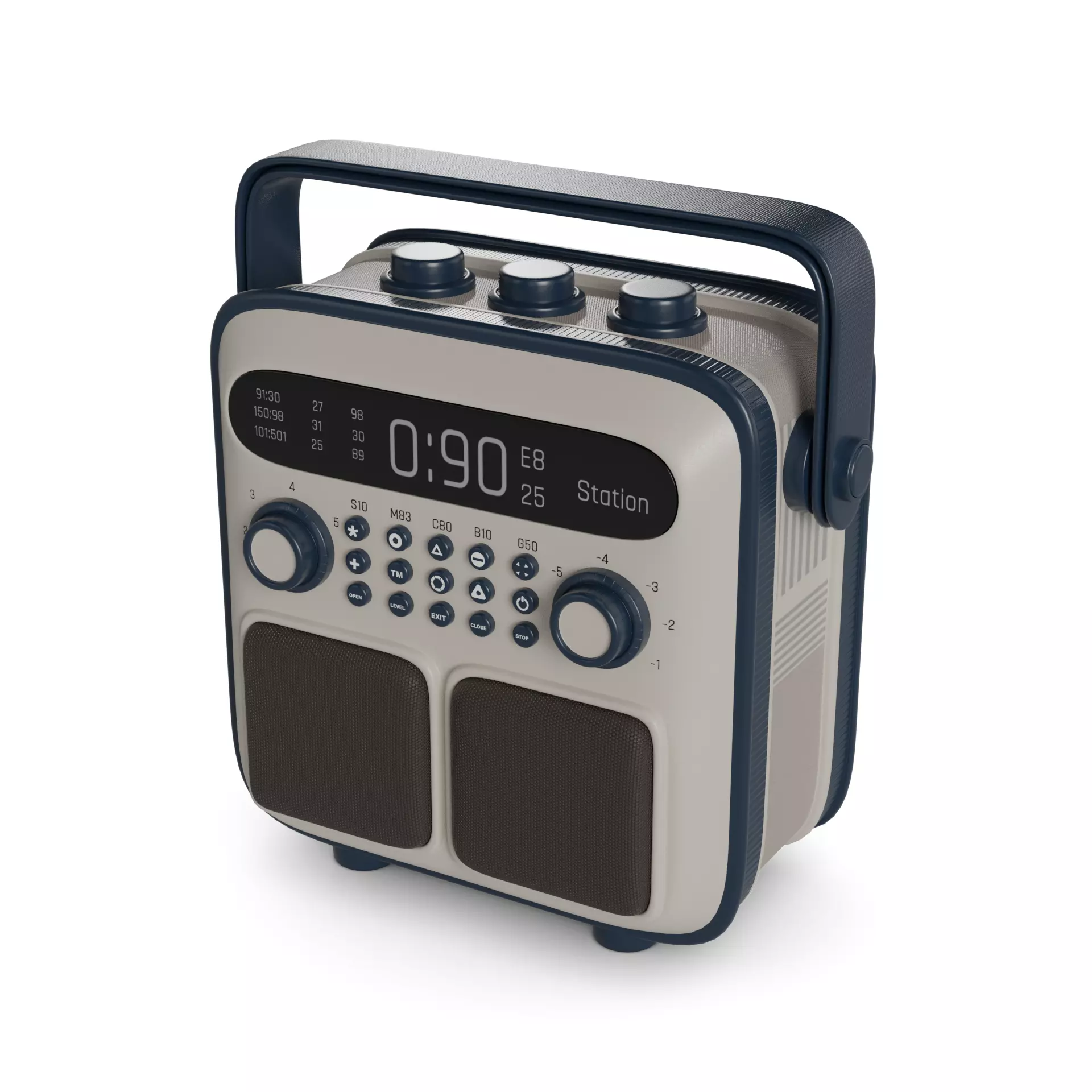 Radio 3D model_0