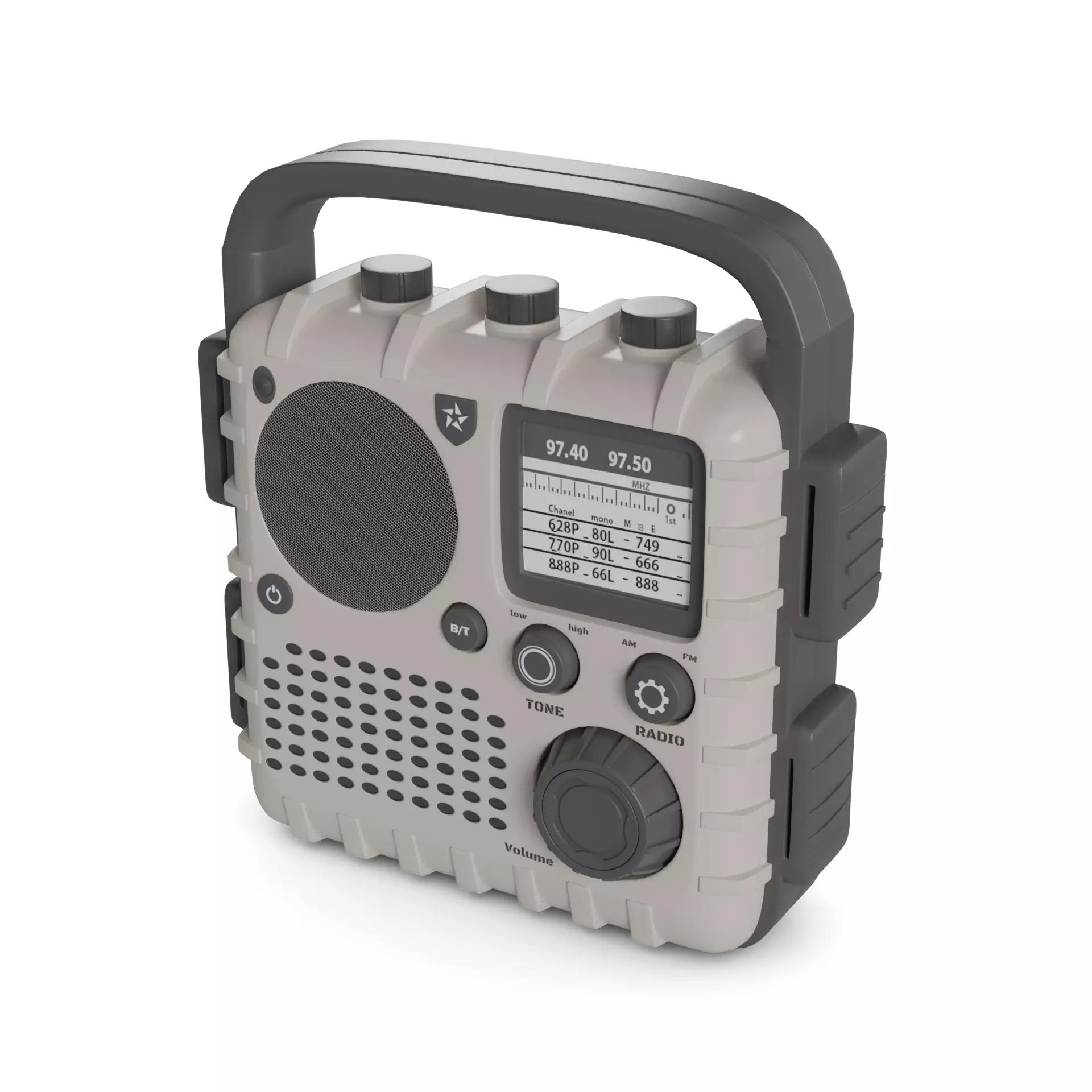 Radio 3D model_0