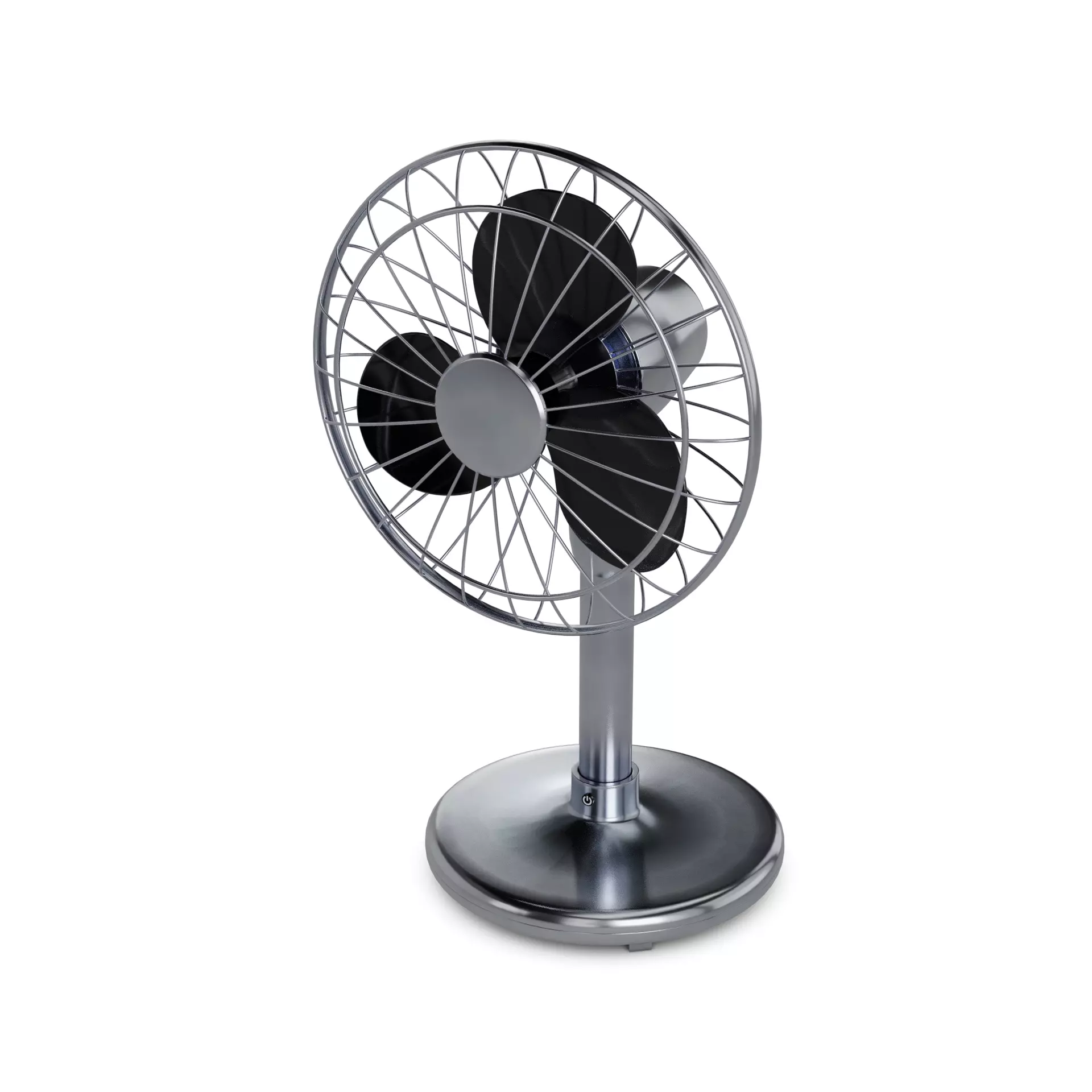 Table Fan 3D model_0