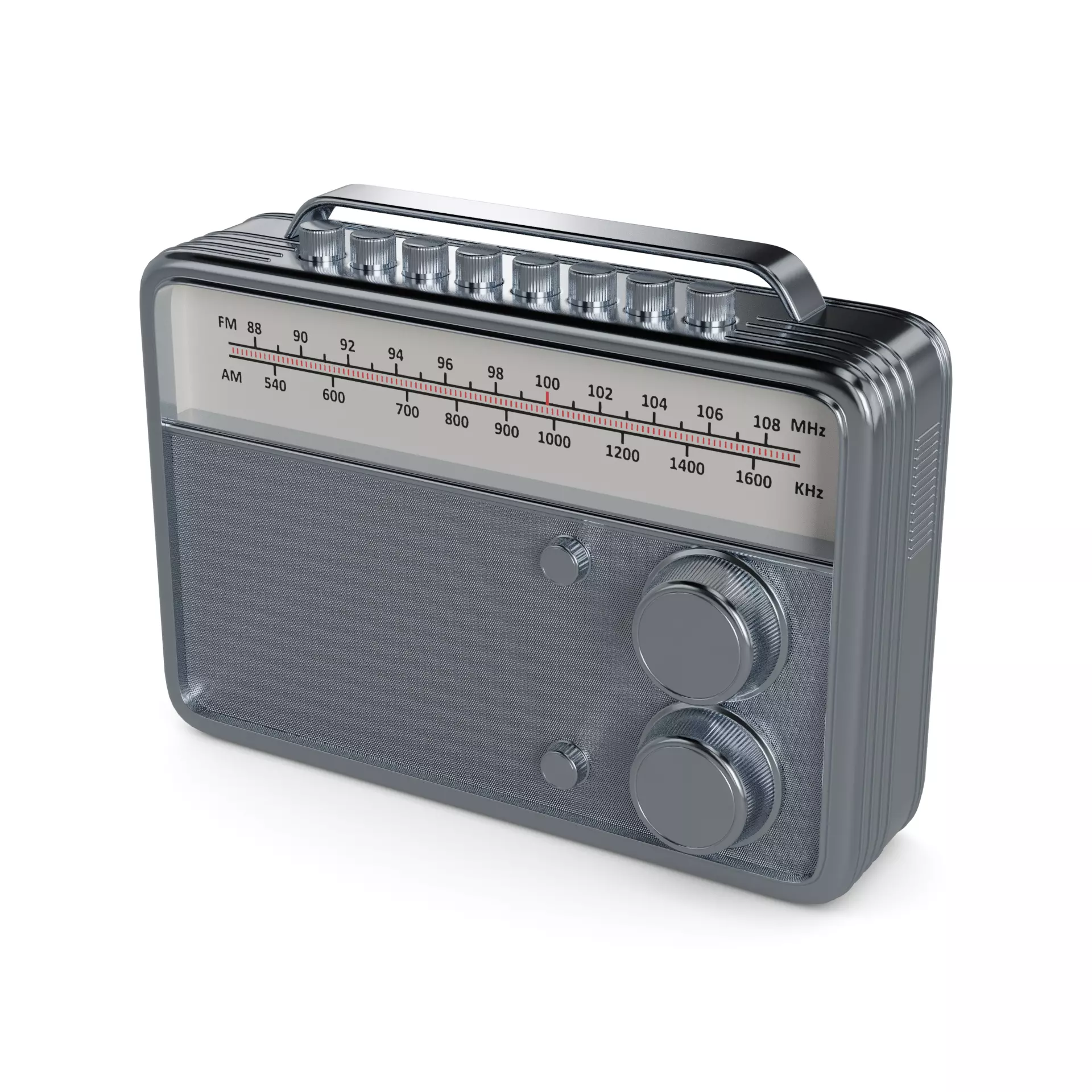 Radio 3D model_0