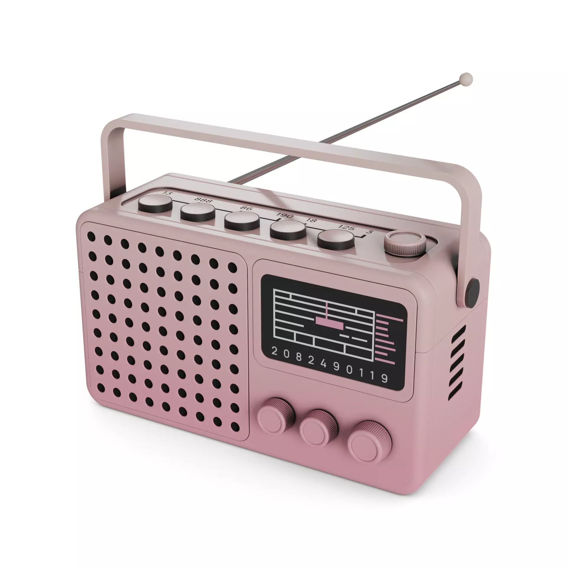 Radio 3D model_0