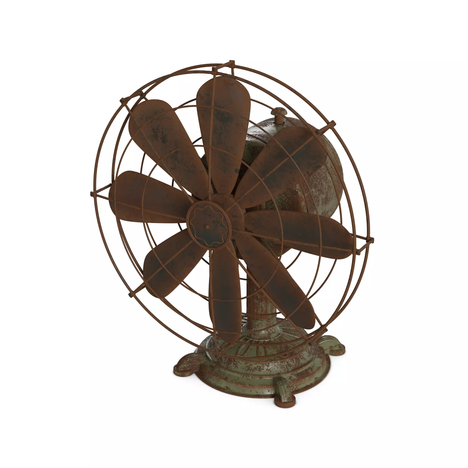 Floor Fan 3D model_0