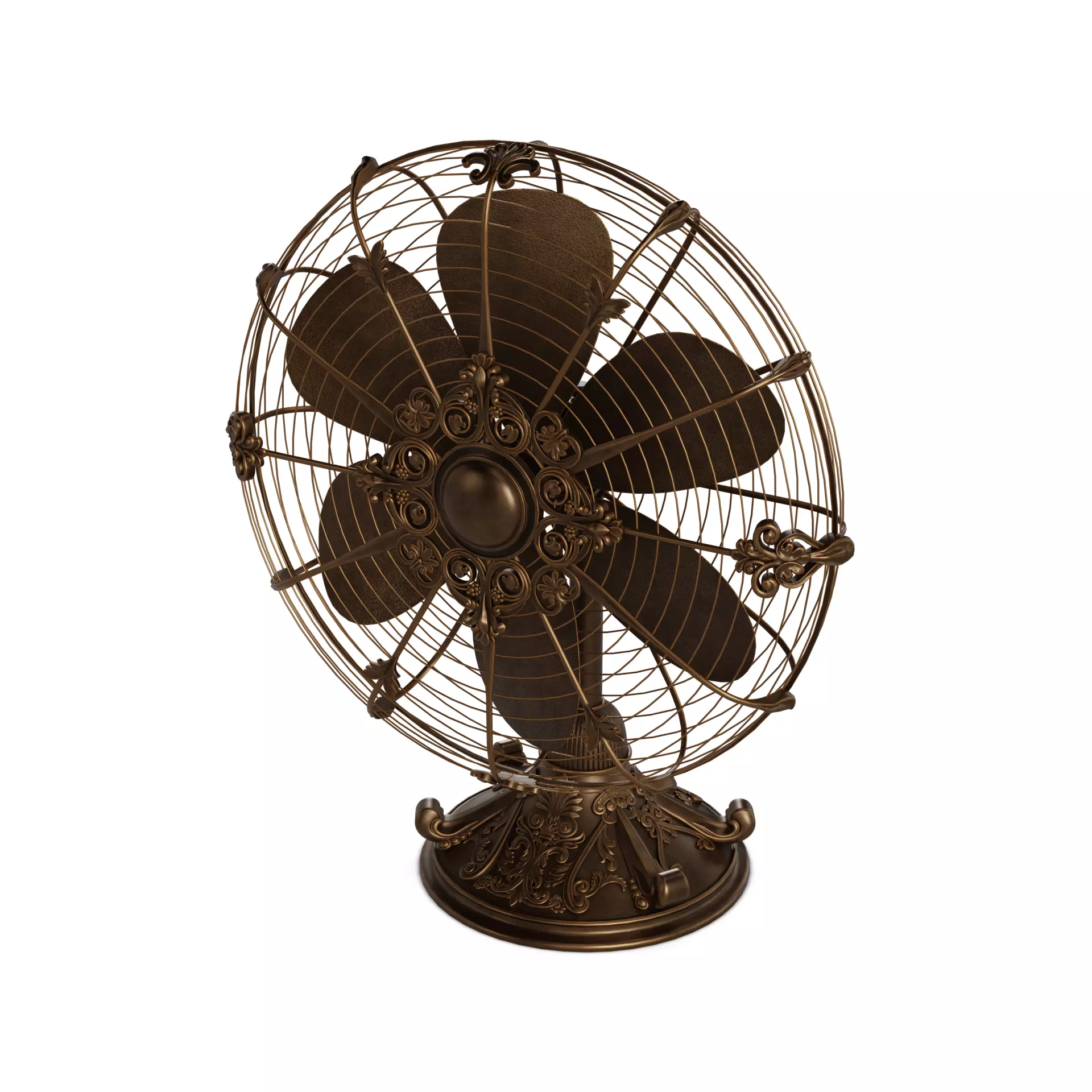 Floor Fan 3D model_0