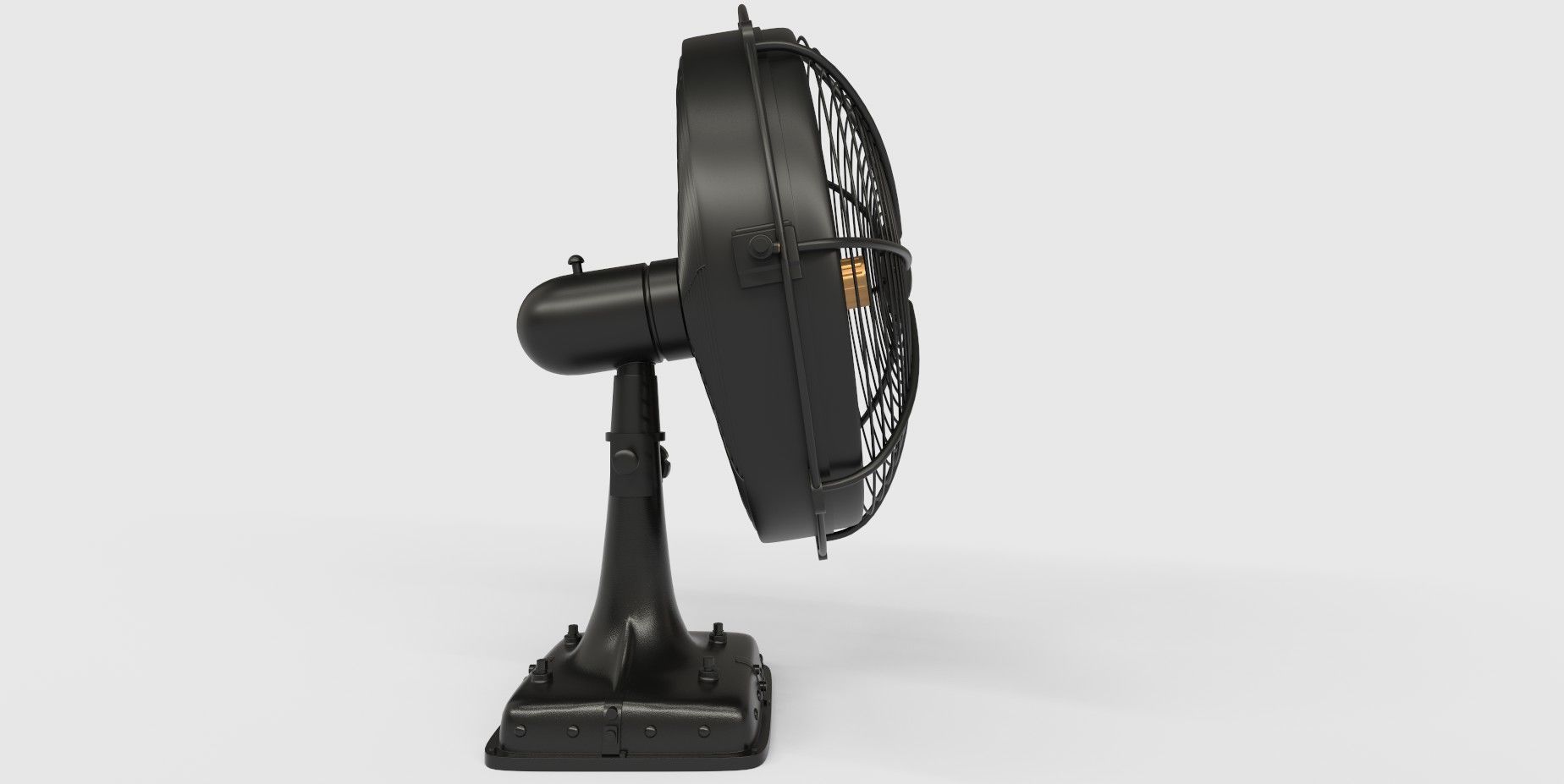 Floor Fan Low-poly 3D model_6
