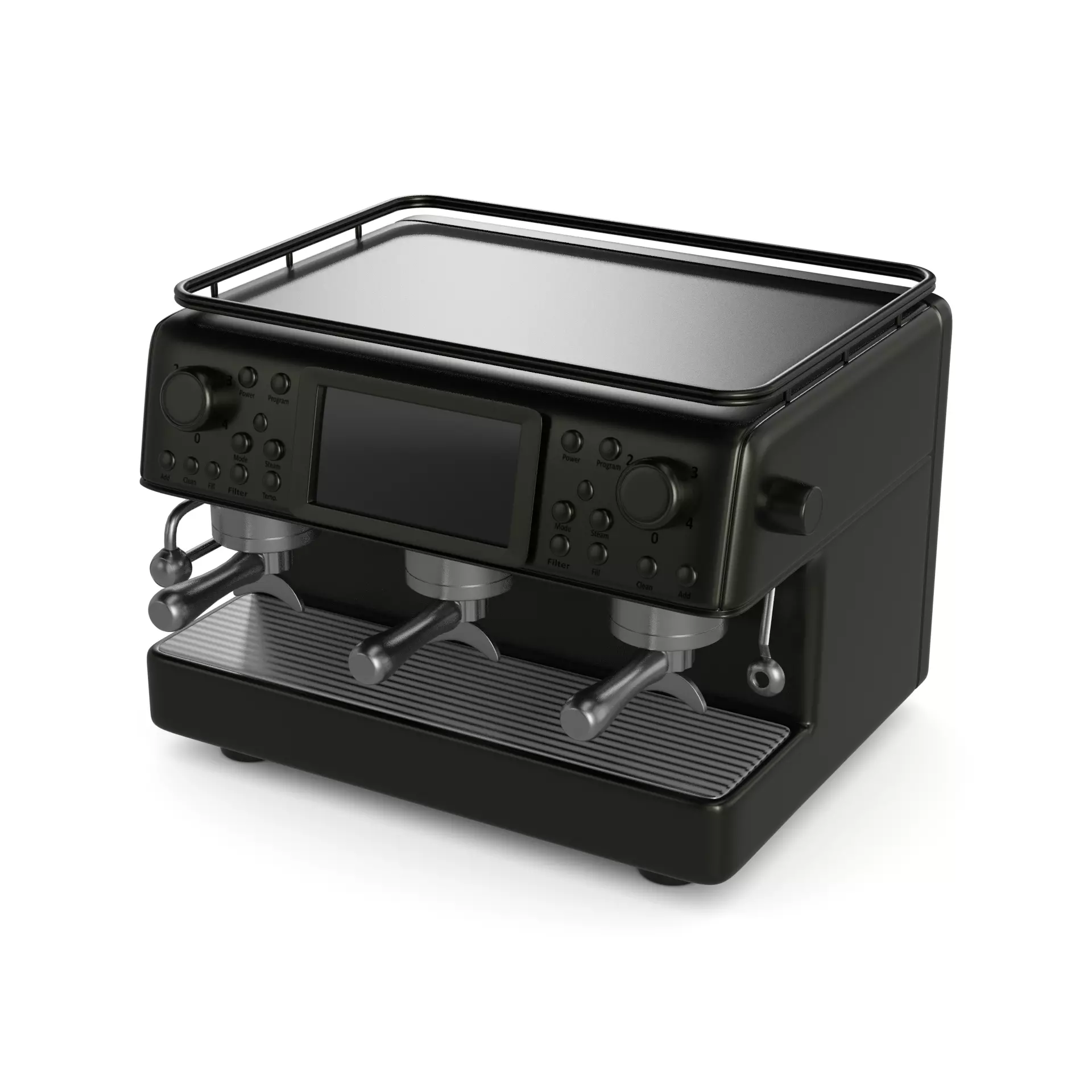 Espresso machine 3D model_0