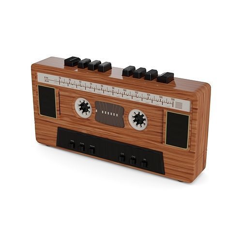 Cassette player 3D model