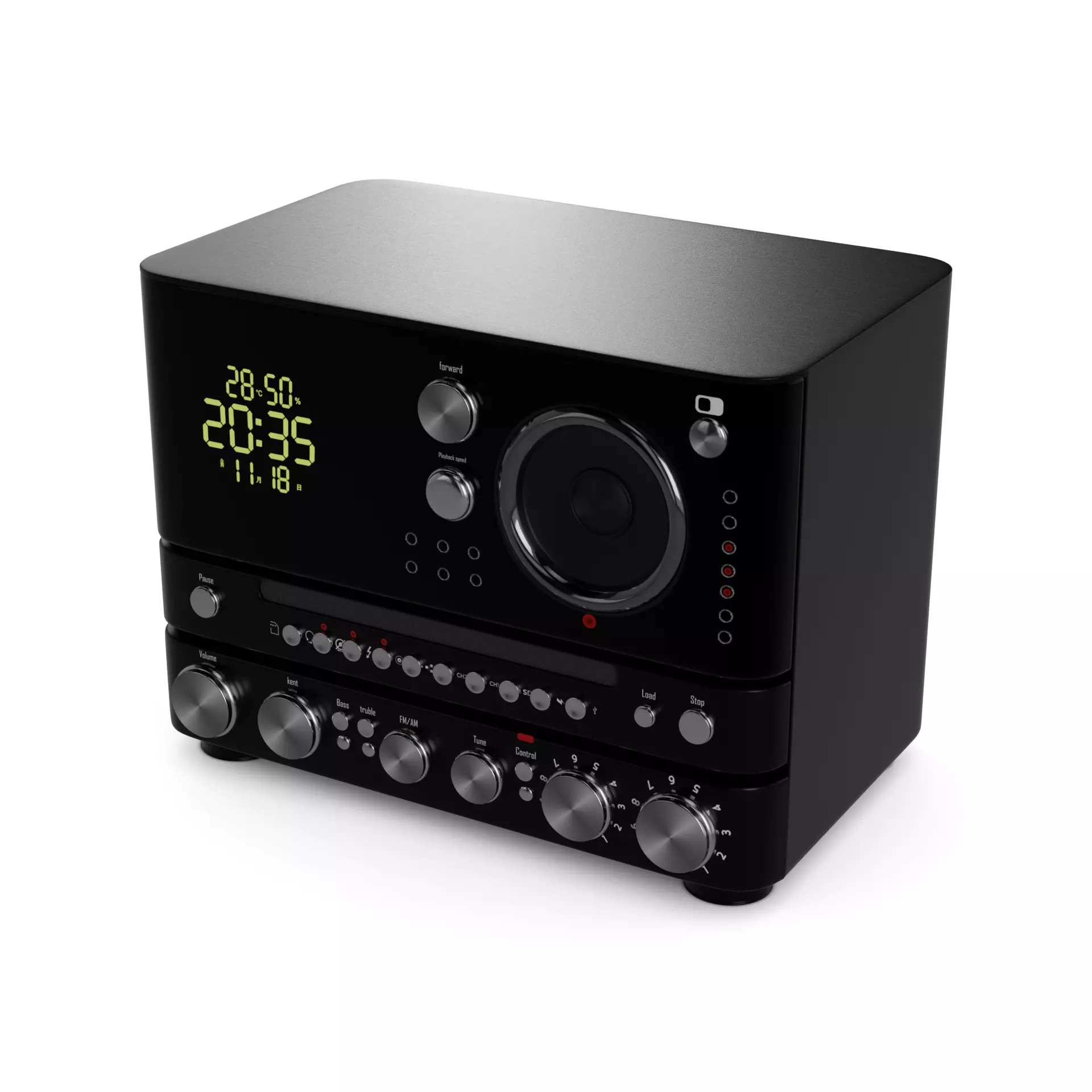 Music centres 3D model_0