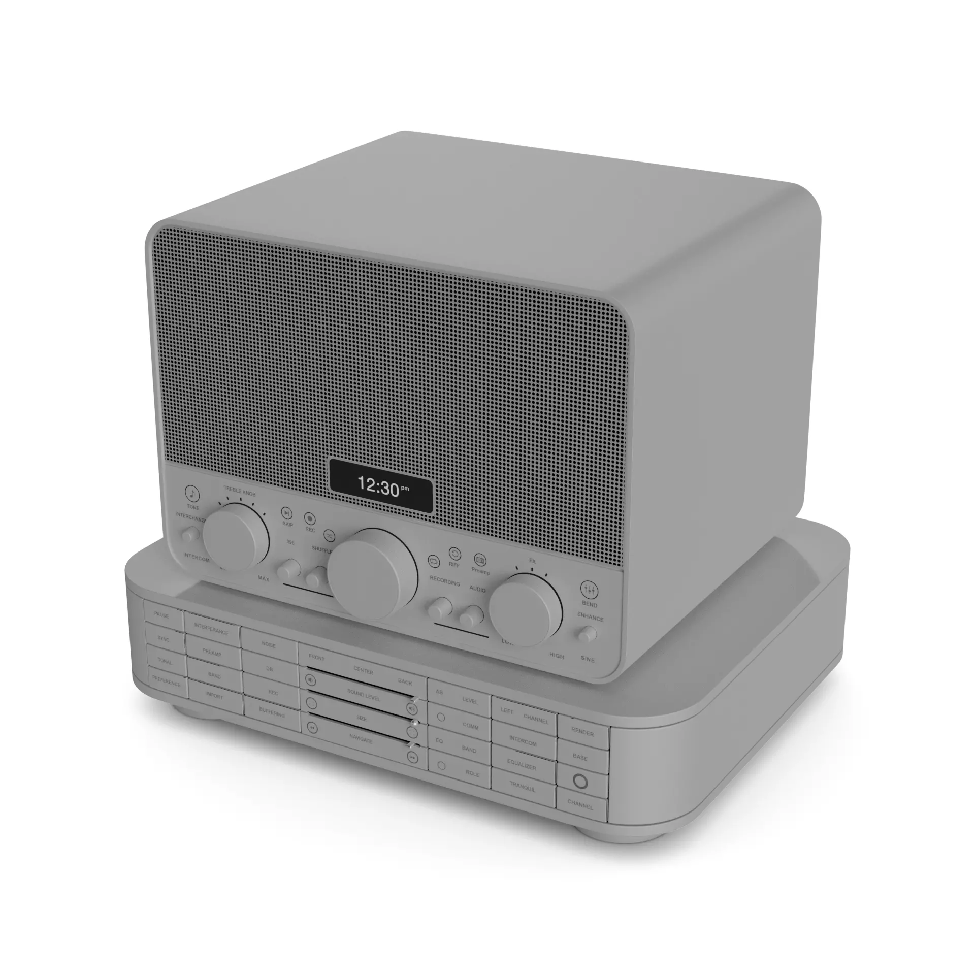 Music centres 3D model_0