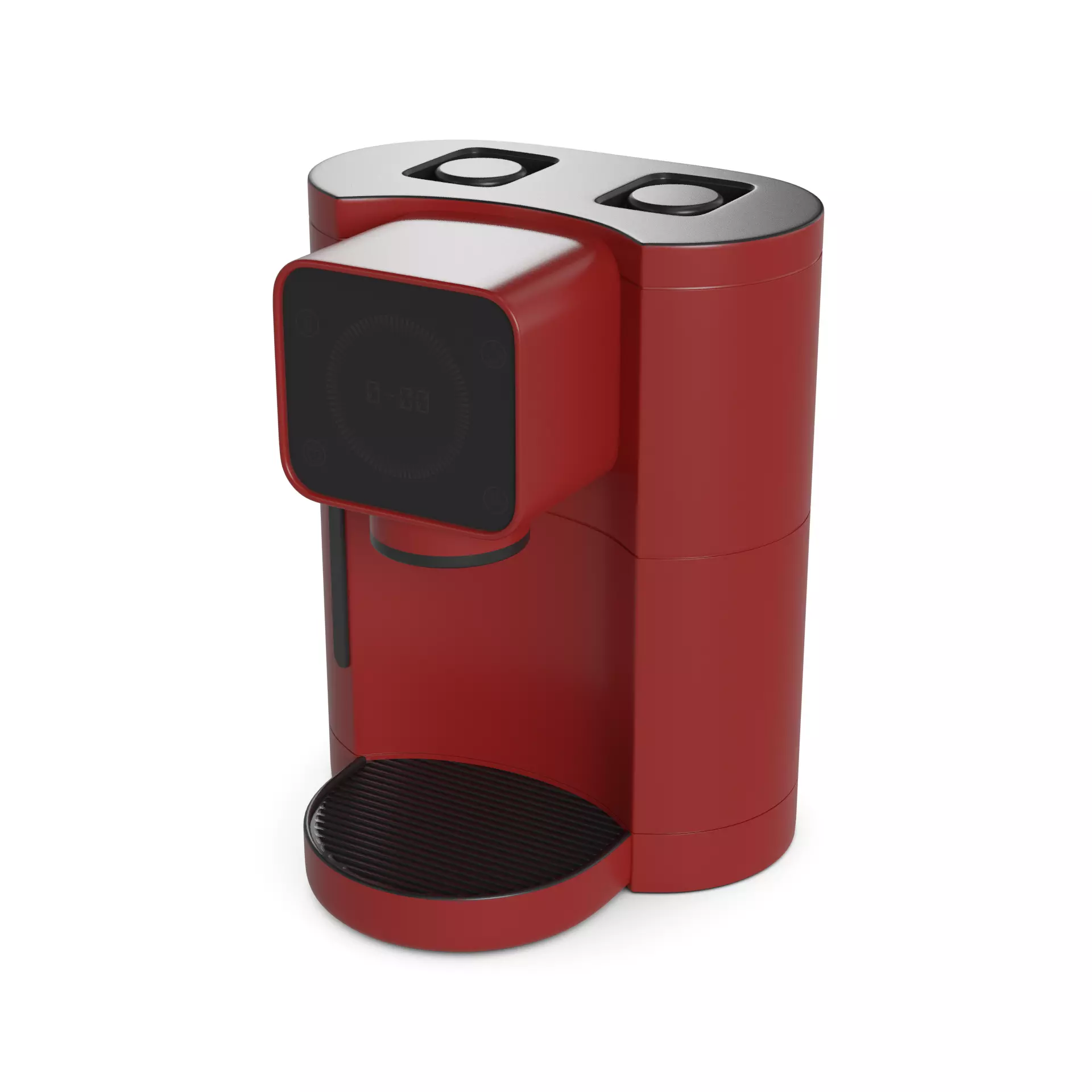 Portion coffee maker Low-poly 3D model_0