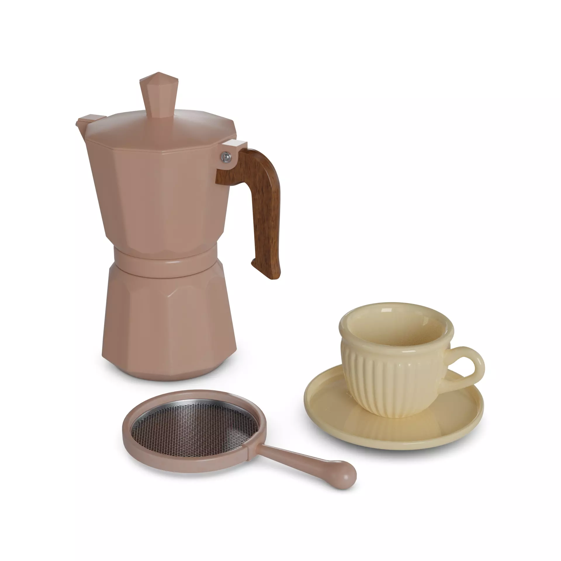 Portion coffee maker 3D model_0