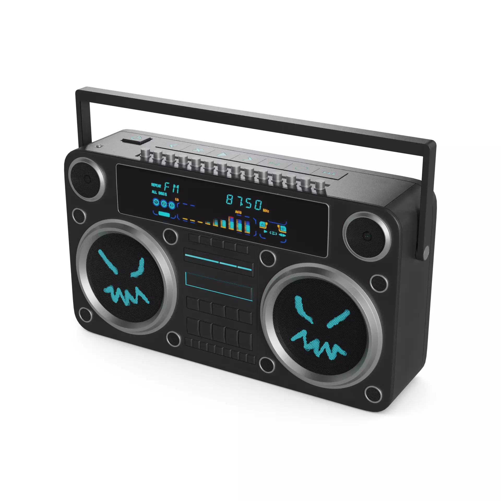Boomboxes 3D model_0