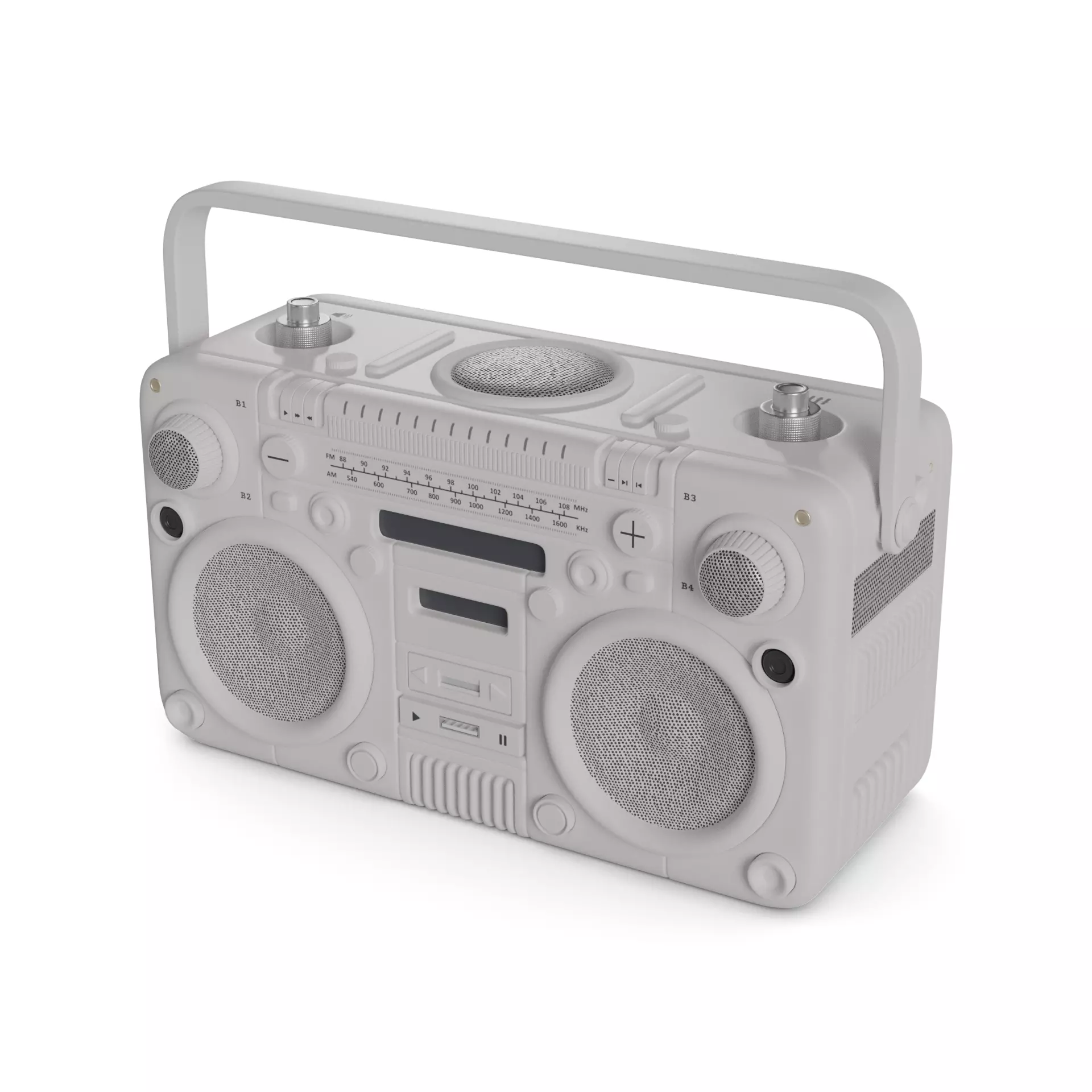 Boomboxes 3D model_0