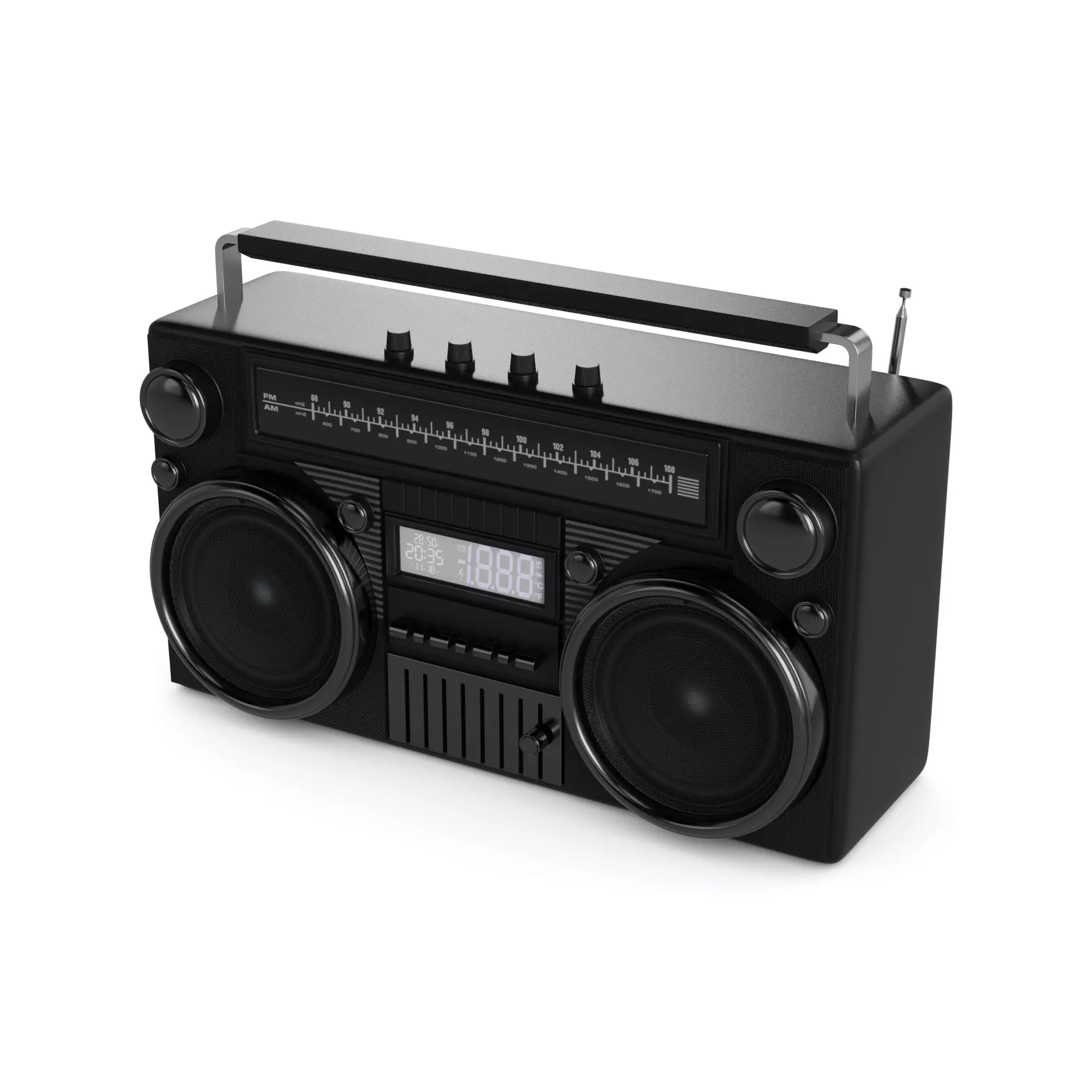 Boomboxes 3D model_0